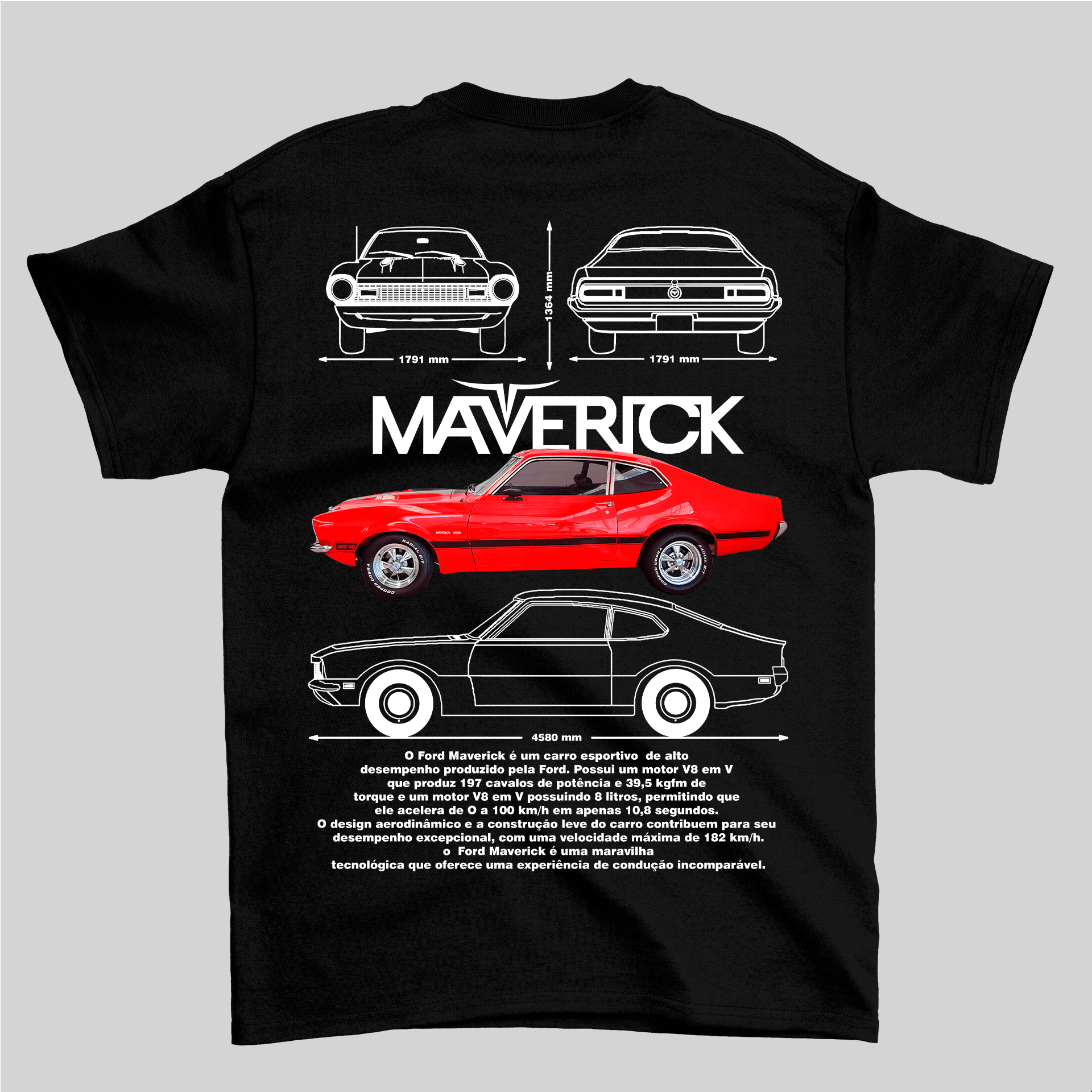 Camiseta Ford Maverick - GTS102