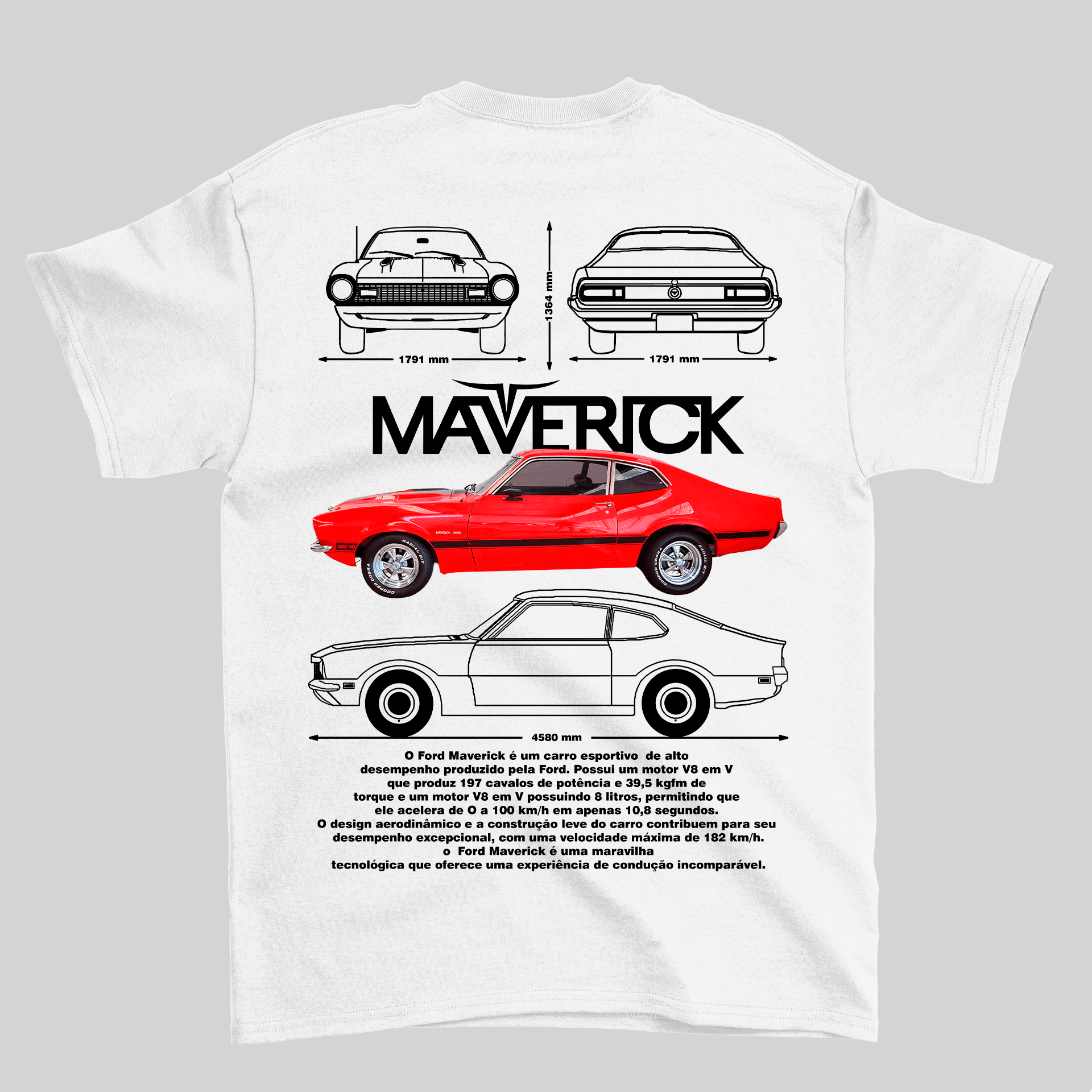 Camiseta Ford Maverick - GTS102