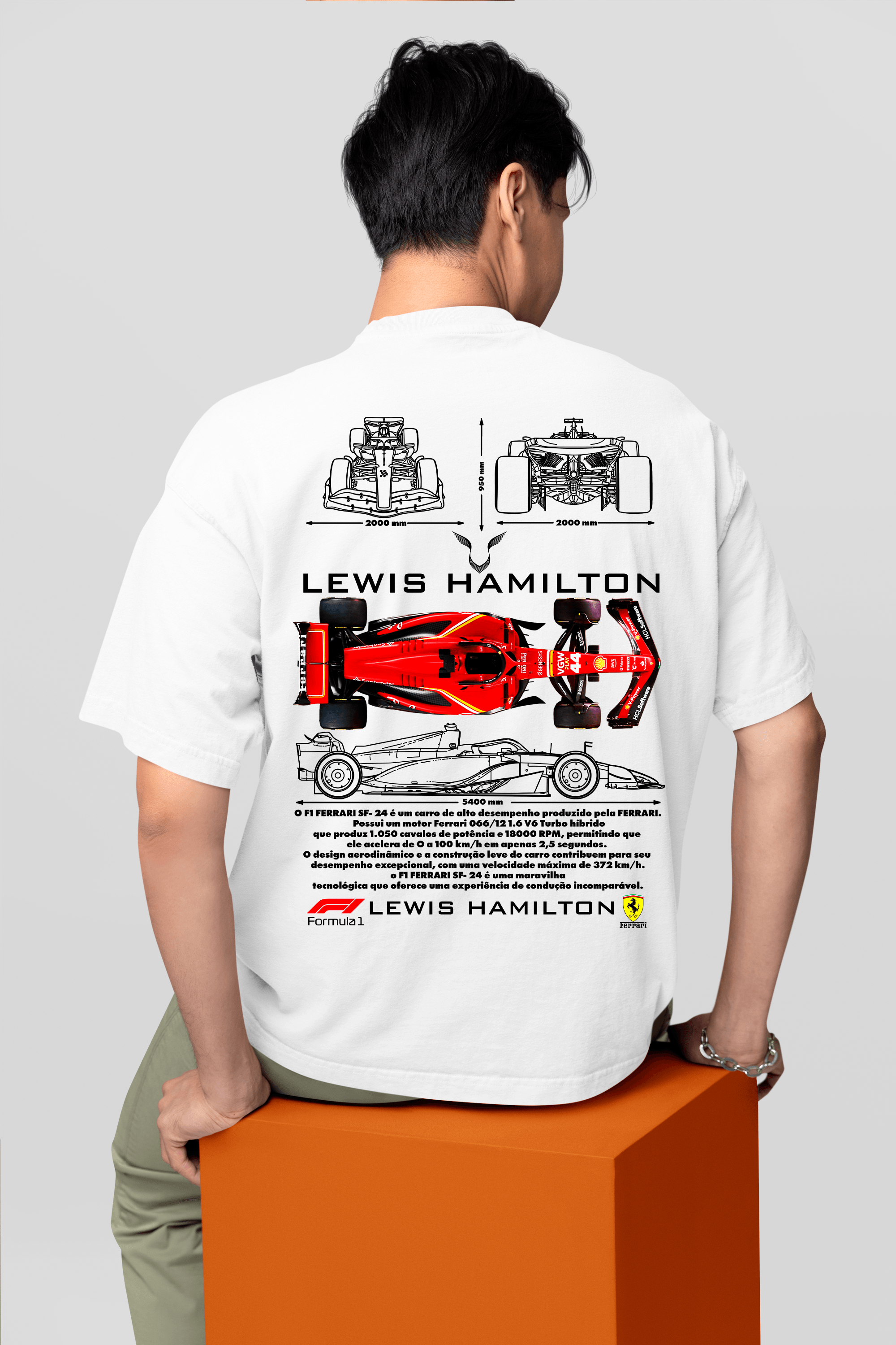 Camiseta Formula 1 Lewis Hamilton - GTS92