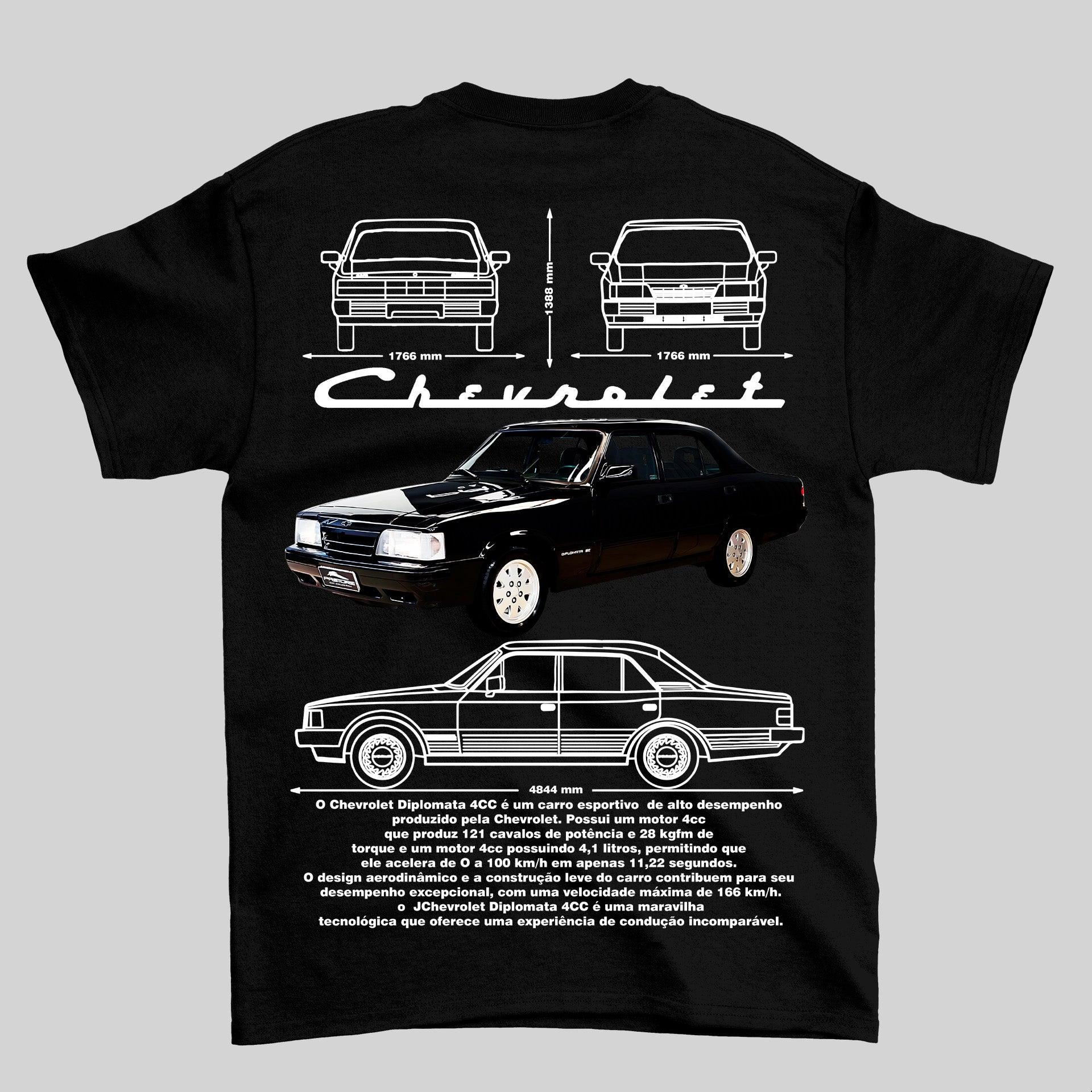 Camiseta Chevrolet Opala Diplomata - GTS99