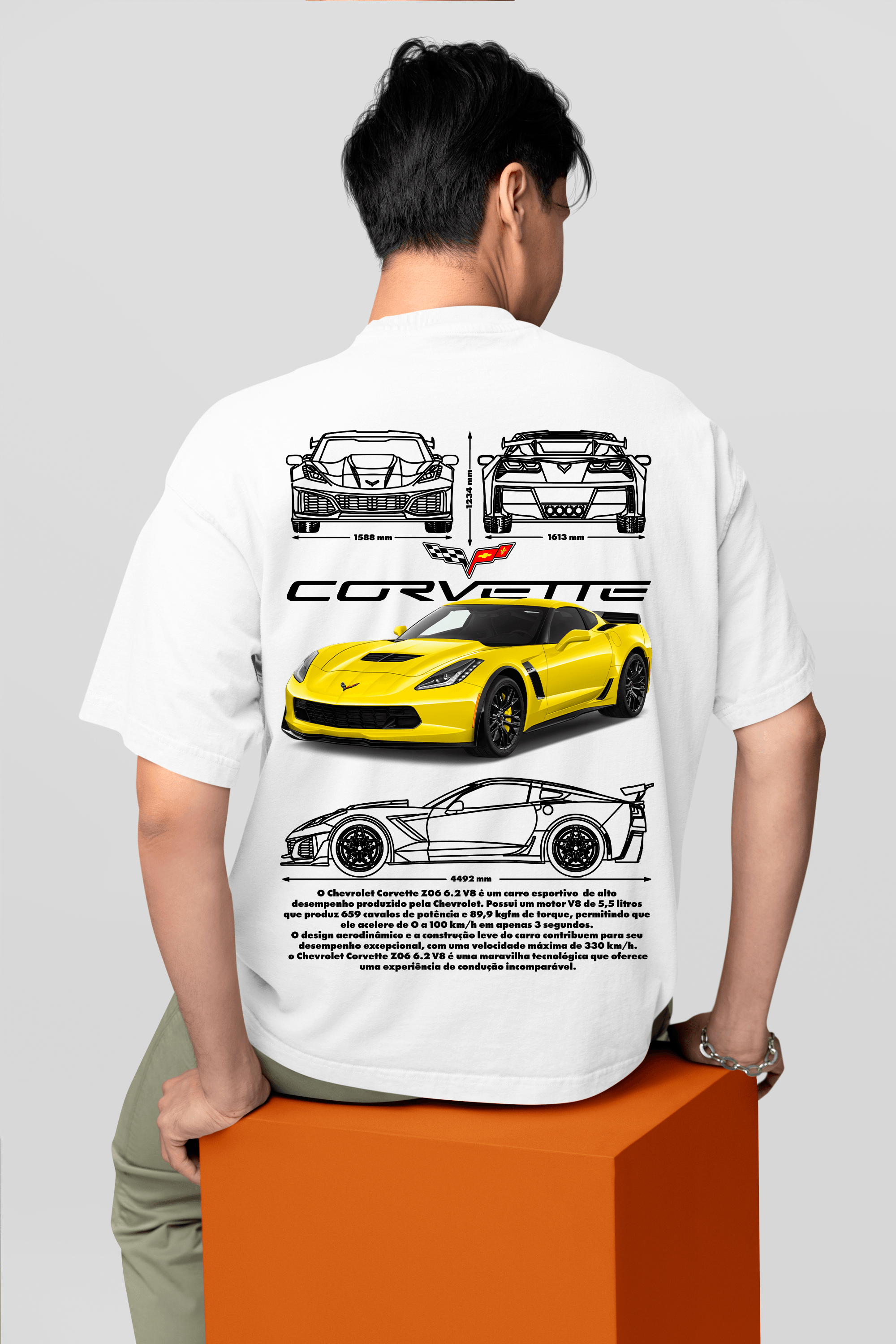 Camiseta Chevrolet Corvette Z06 - GTS93