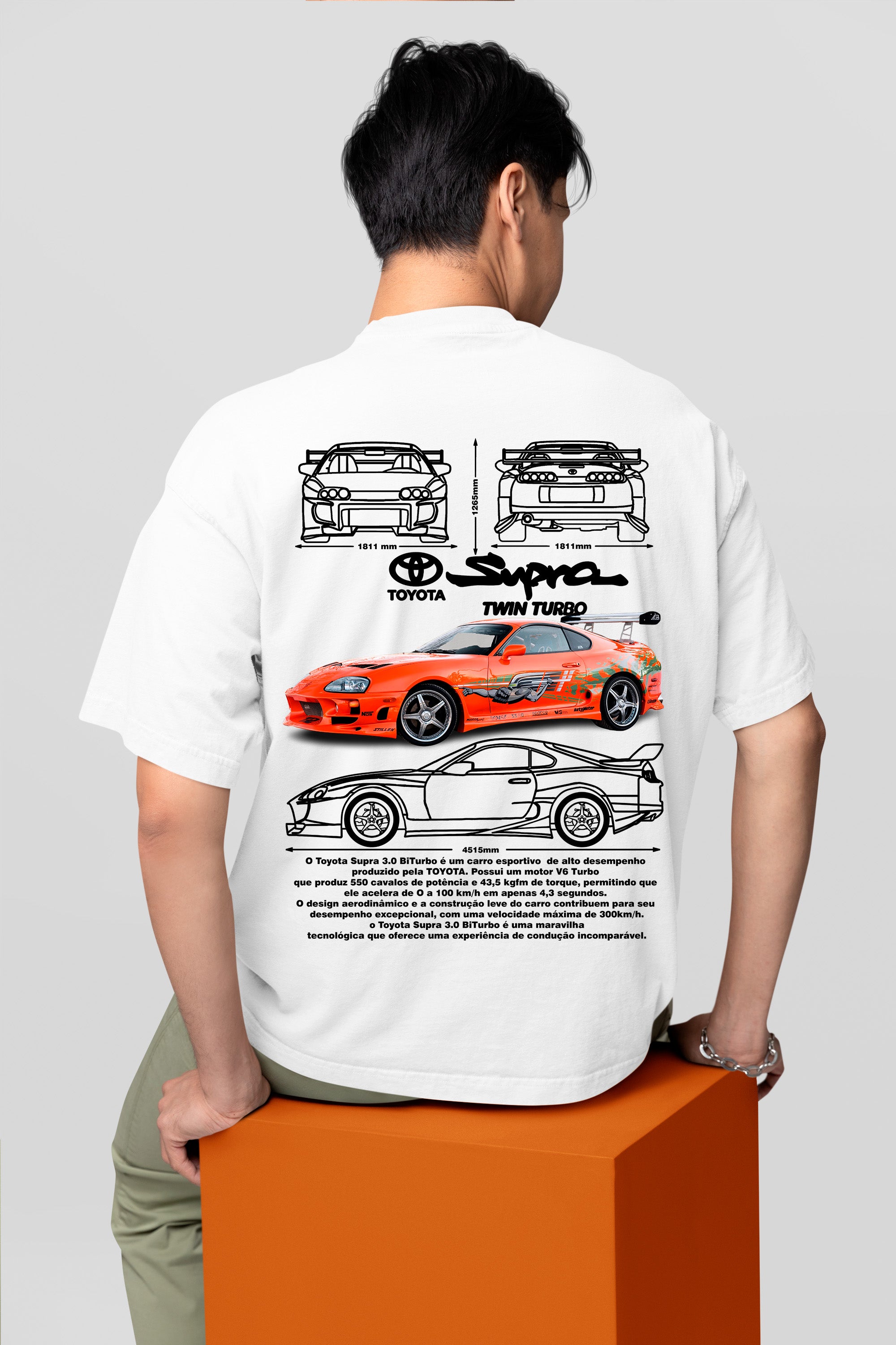 Camiseta Toyota Supra 3.0 24v Bi-turbo - GTS108