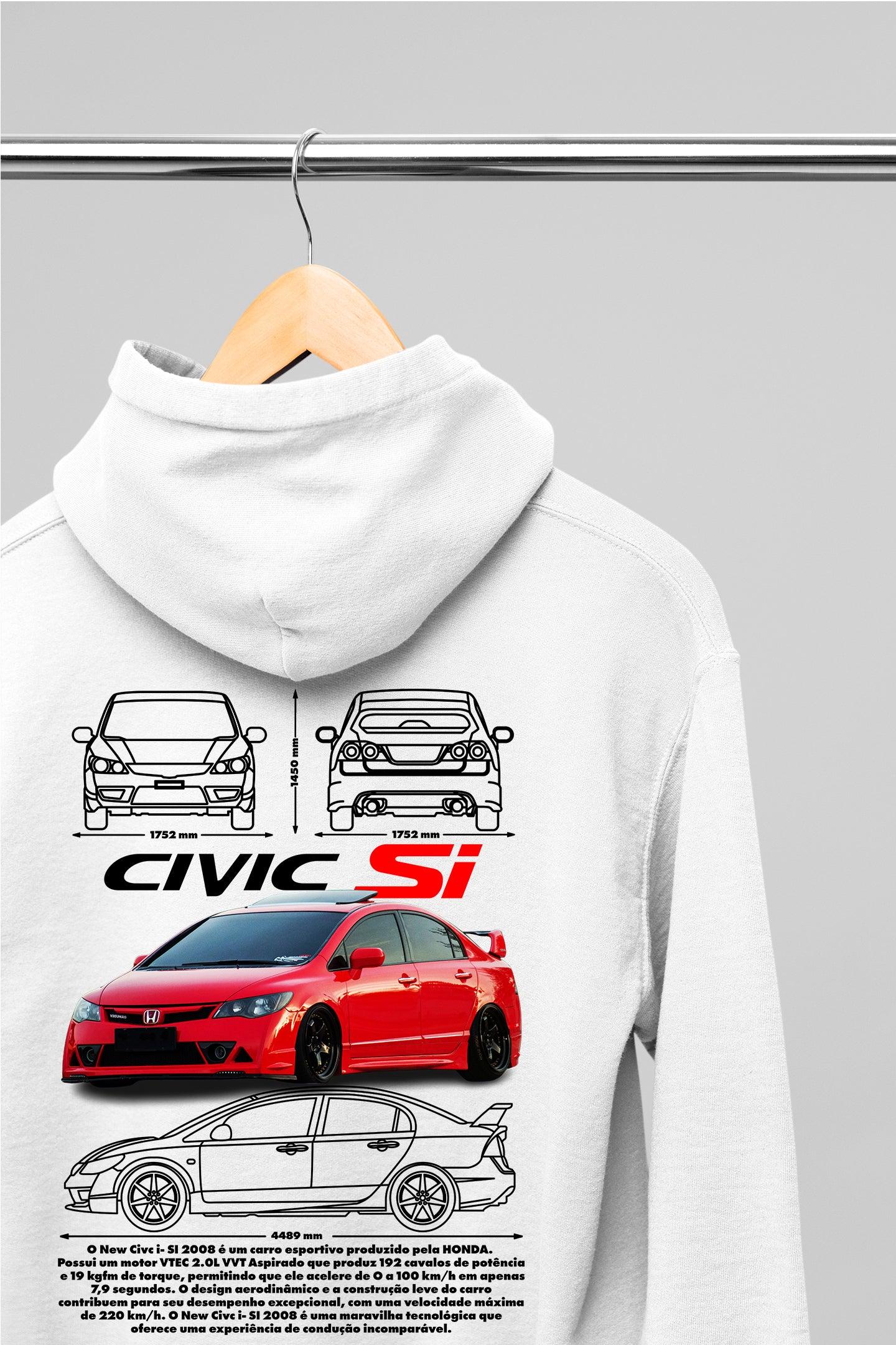 Moletom com Capuz Honda Civic - GTSC9