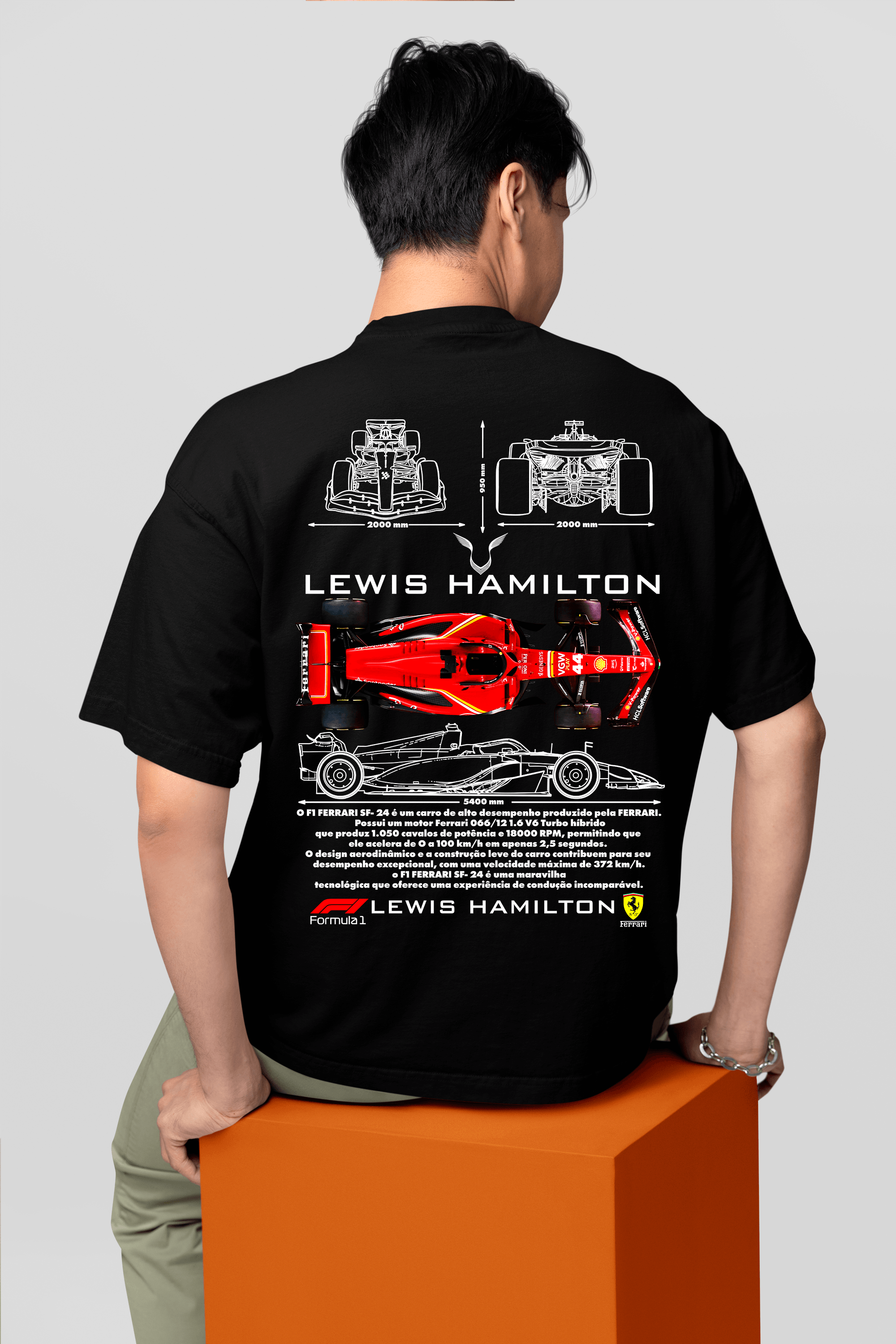 Camiseta Formula 1 Lewis Hamilton - GTS92