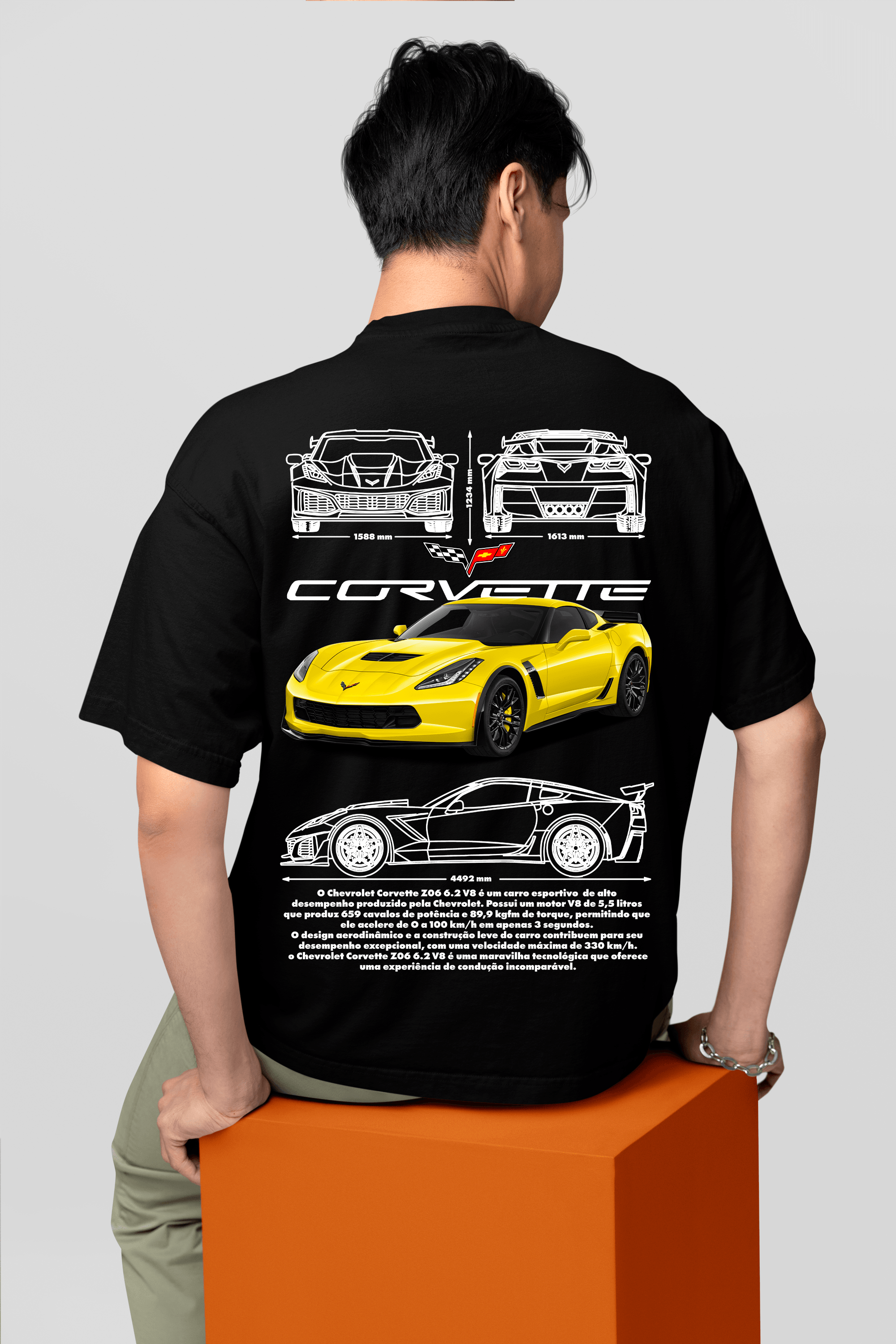 Camiseta Chevrolet Corvette Z06 - GTS93