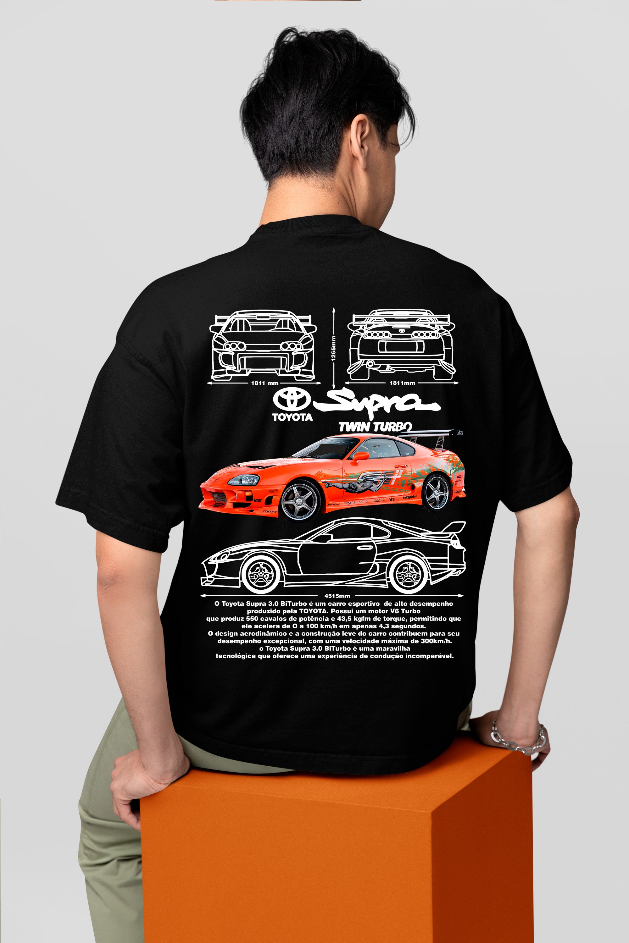 Camiseta Toyota Supra 3.0 24v Bi-turbo - GTS108