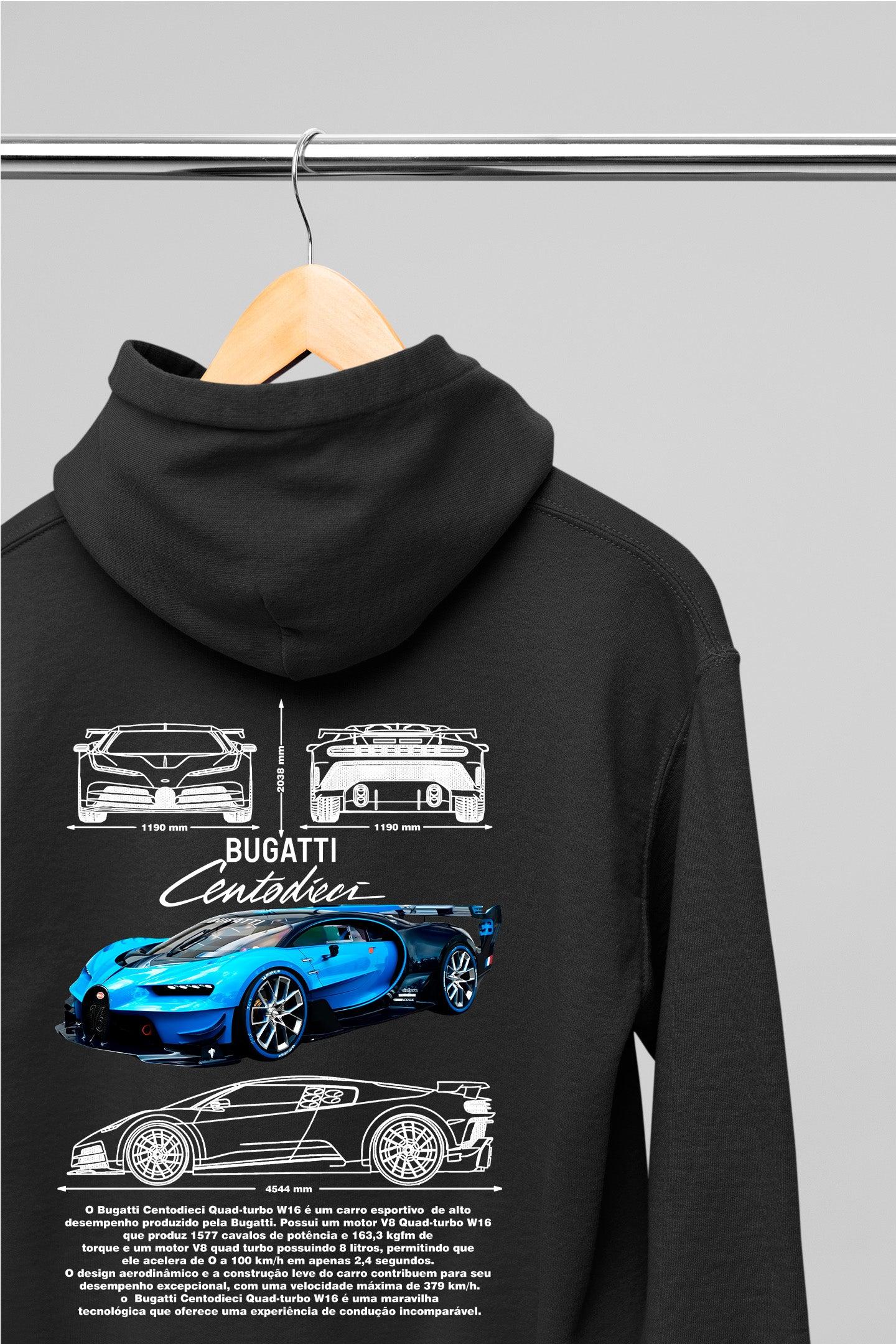 Moletom com Capuz Bugatti Centodieci- GTSC11