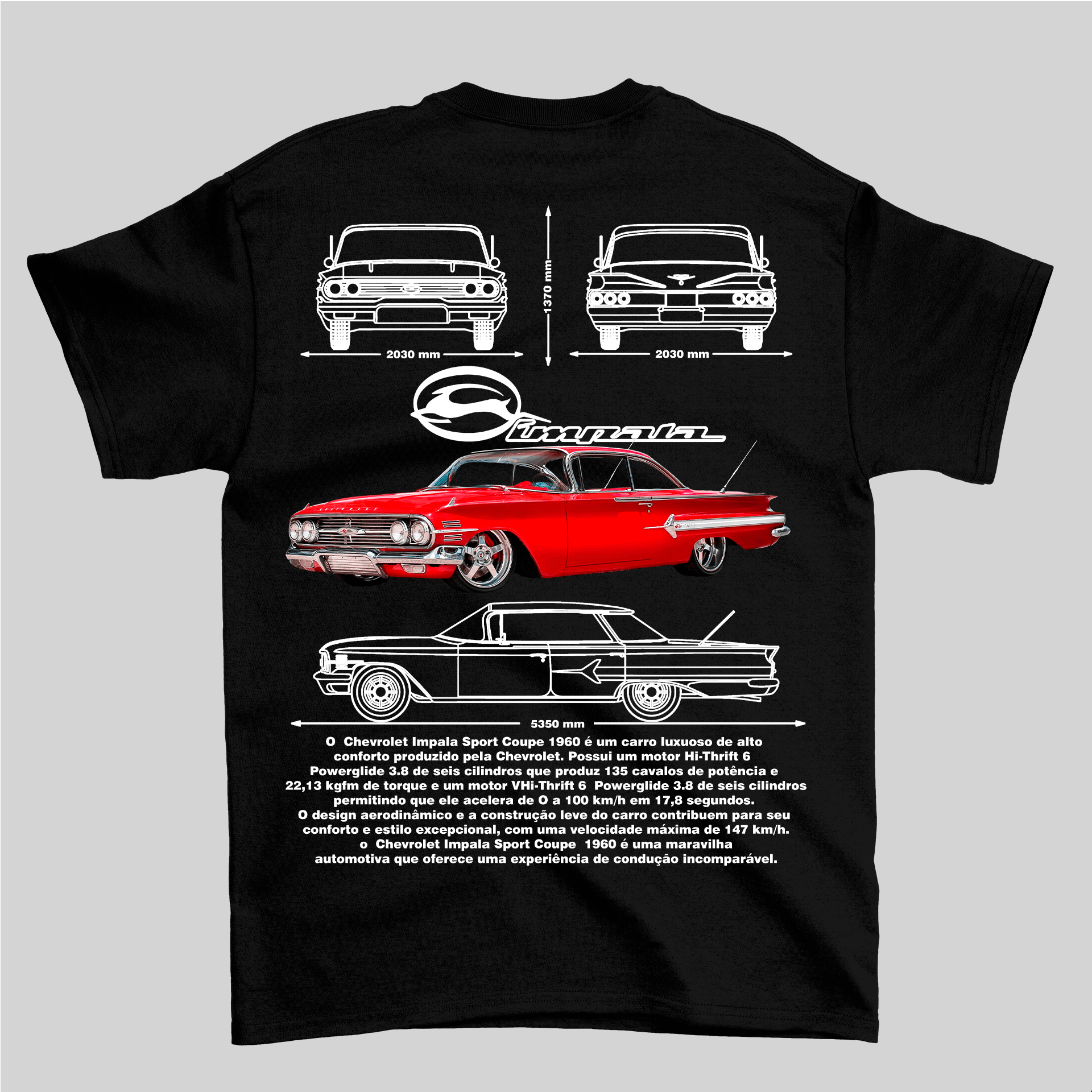 Camiseta Impala 1960 - GTS98