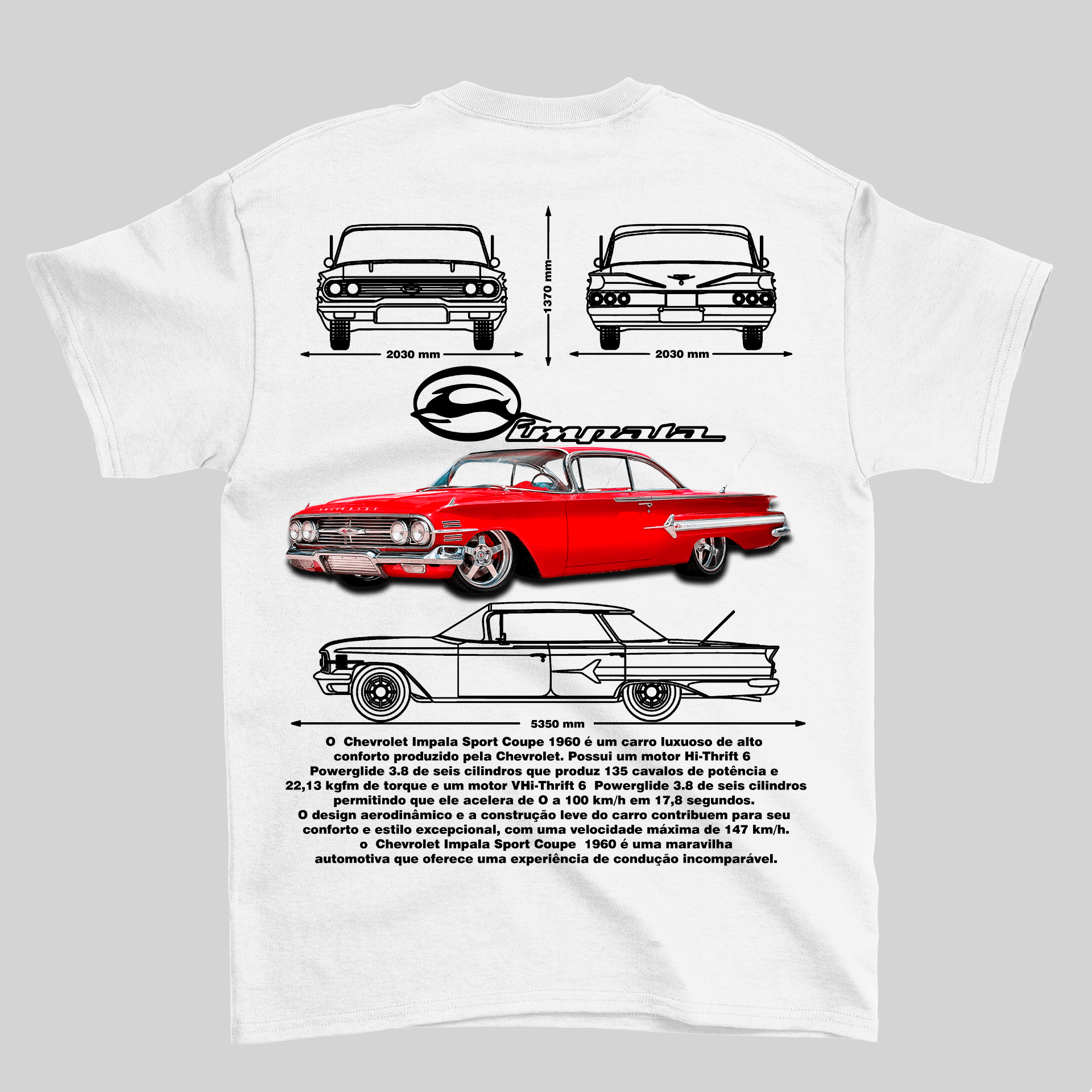 Camiseta Impala 1960 - GTS98