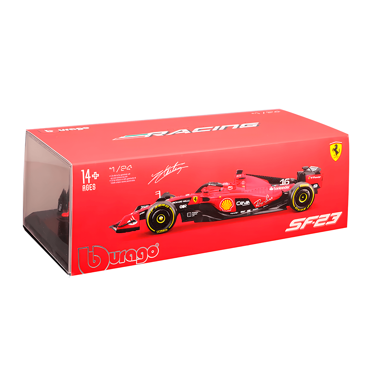 F1 Miniatura Ferrari SF23 #16 Charles Leclerc 1:24