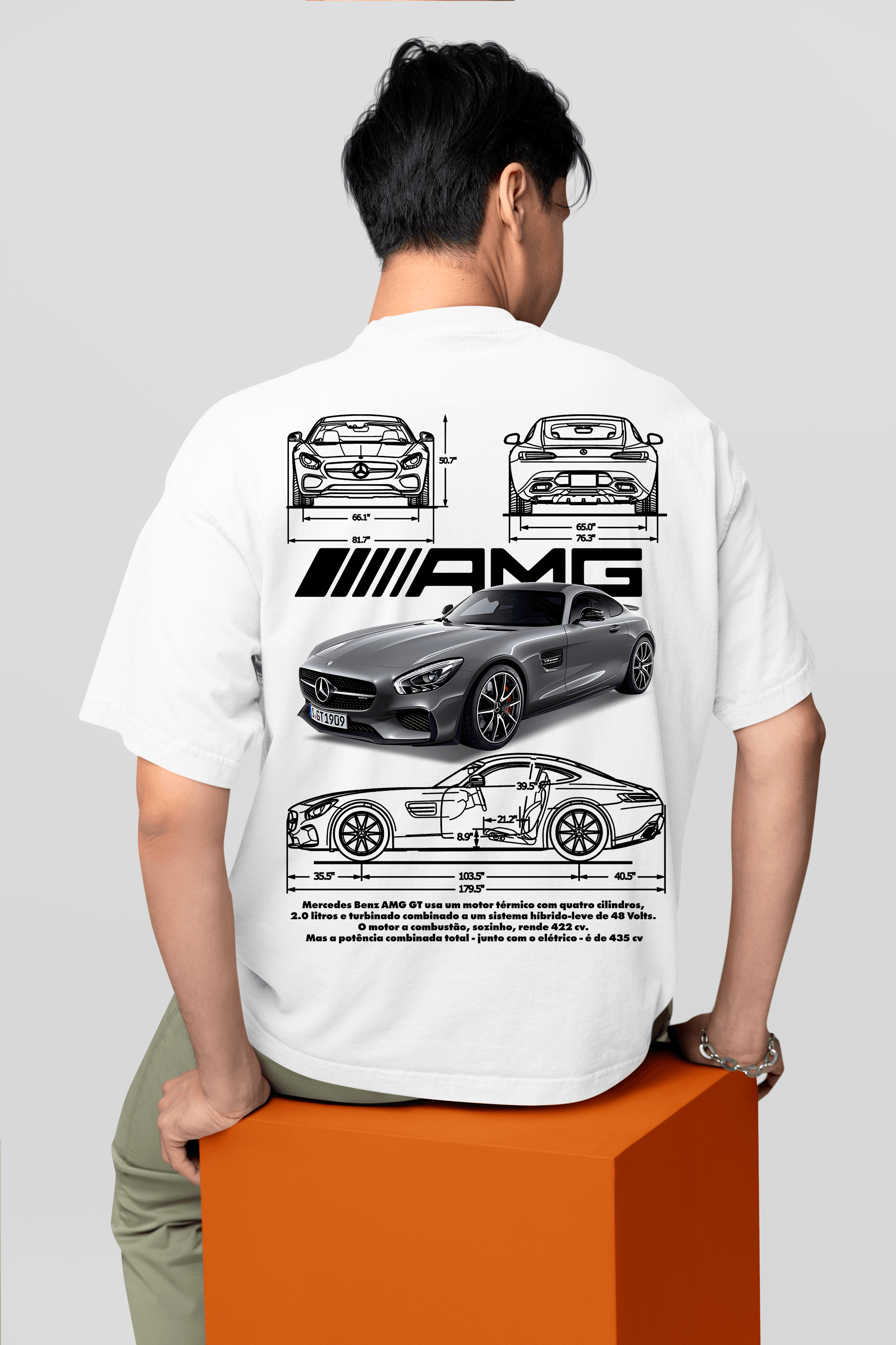 Camiseta Mercedes Benz AMG GT - GTS103