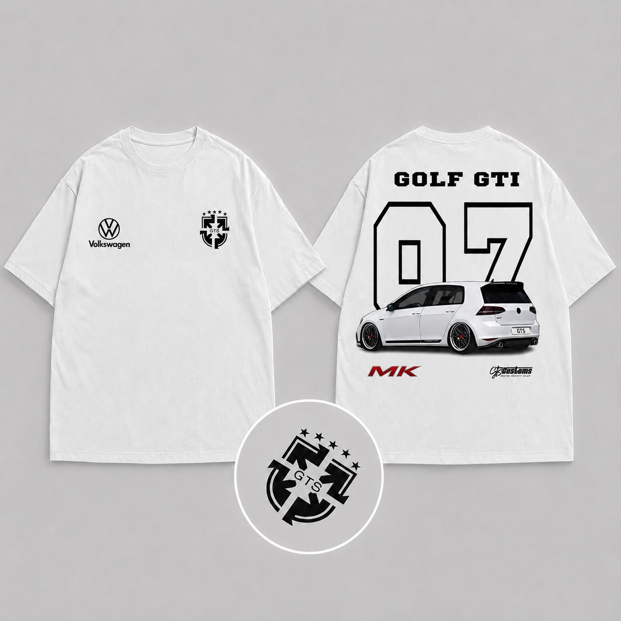 Camiseta Oversized Brasil - Golf GTI MK7