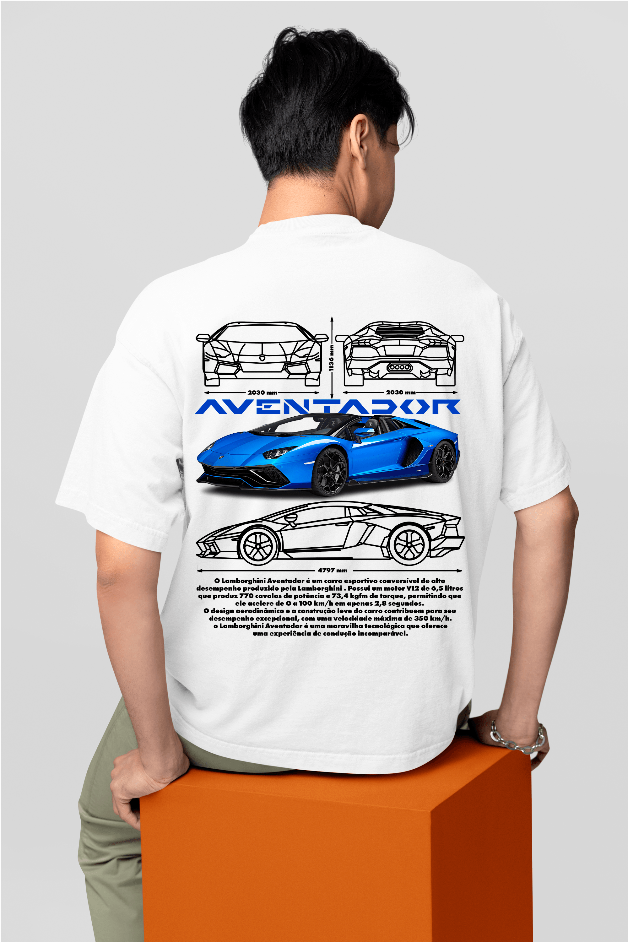 Camiseta Lamborghini Aventador - GTS101