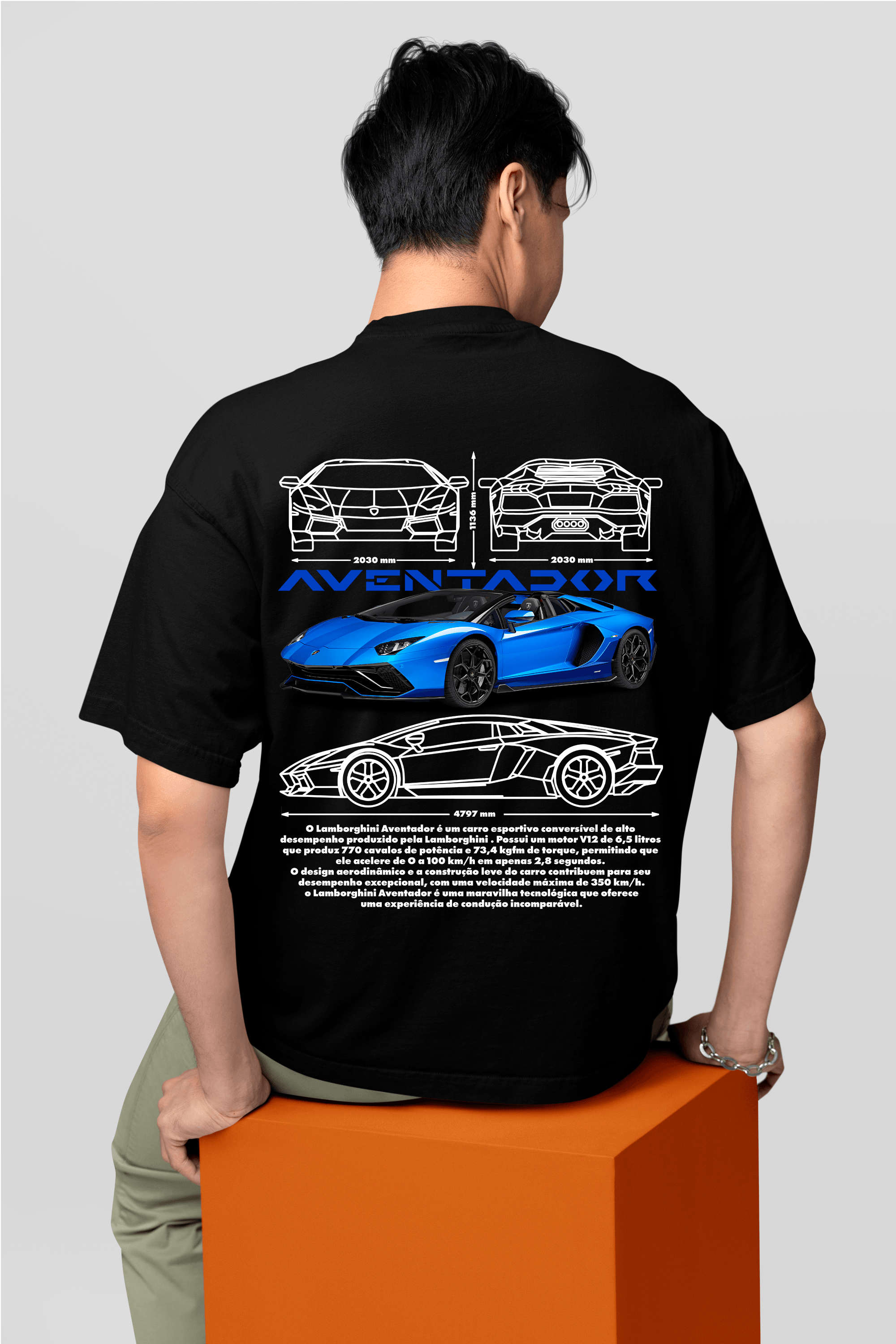 Camiseta Lamborghini Aventador - GTS101