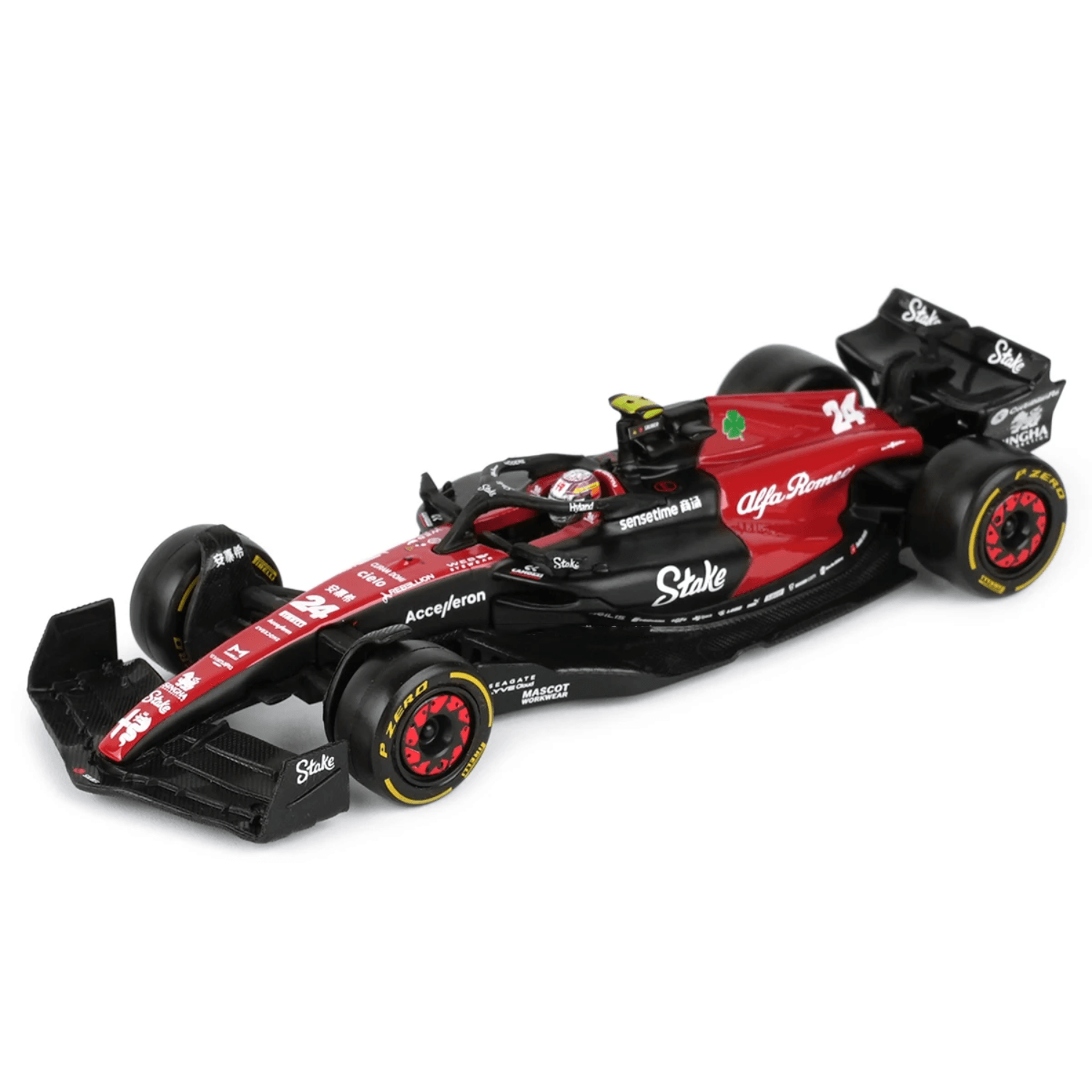 F1 Miniatura Alfa Romeo C43 #24 Guanyu Zhou 1:43