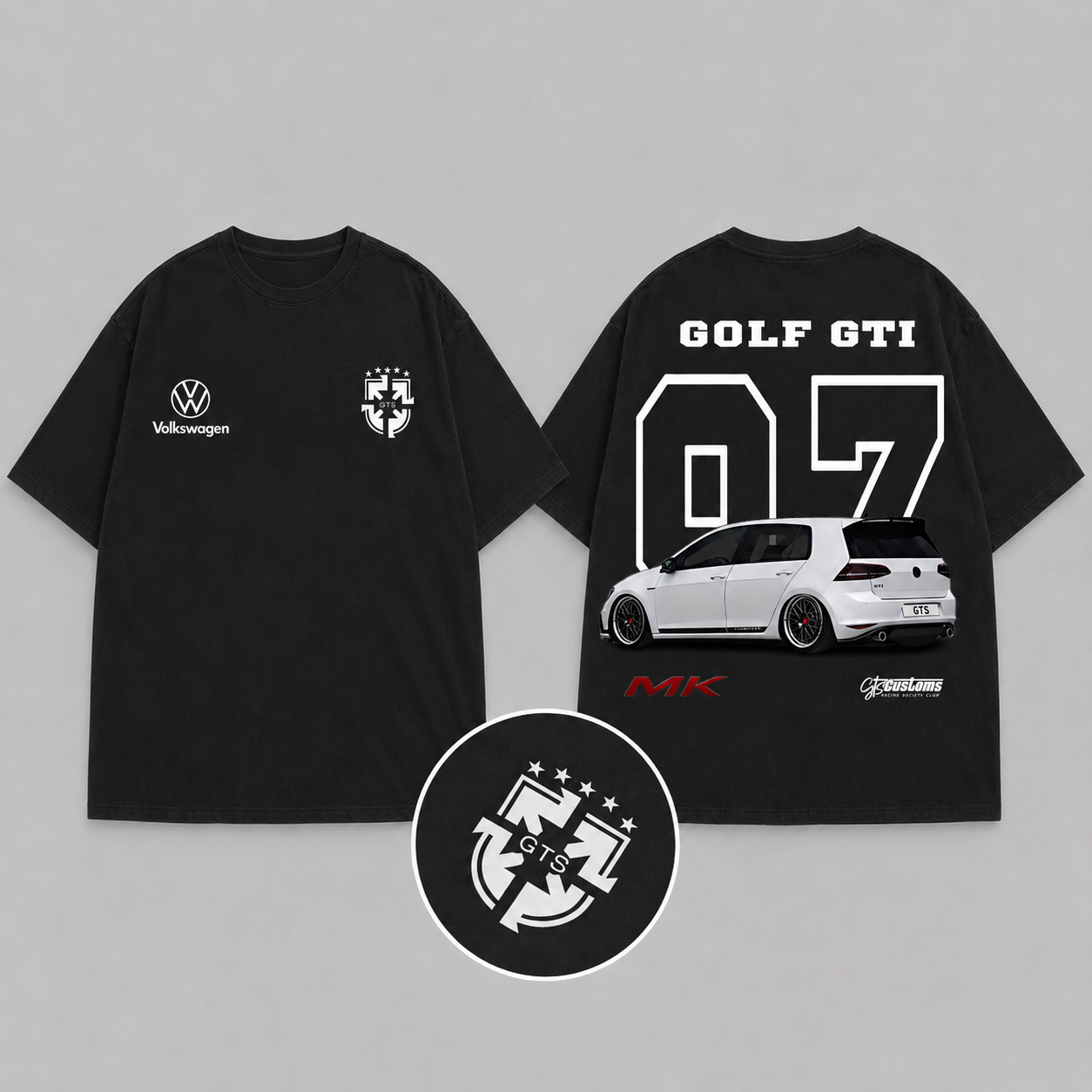 Camiseta Oversized Brasil - Golf GTI MK7