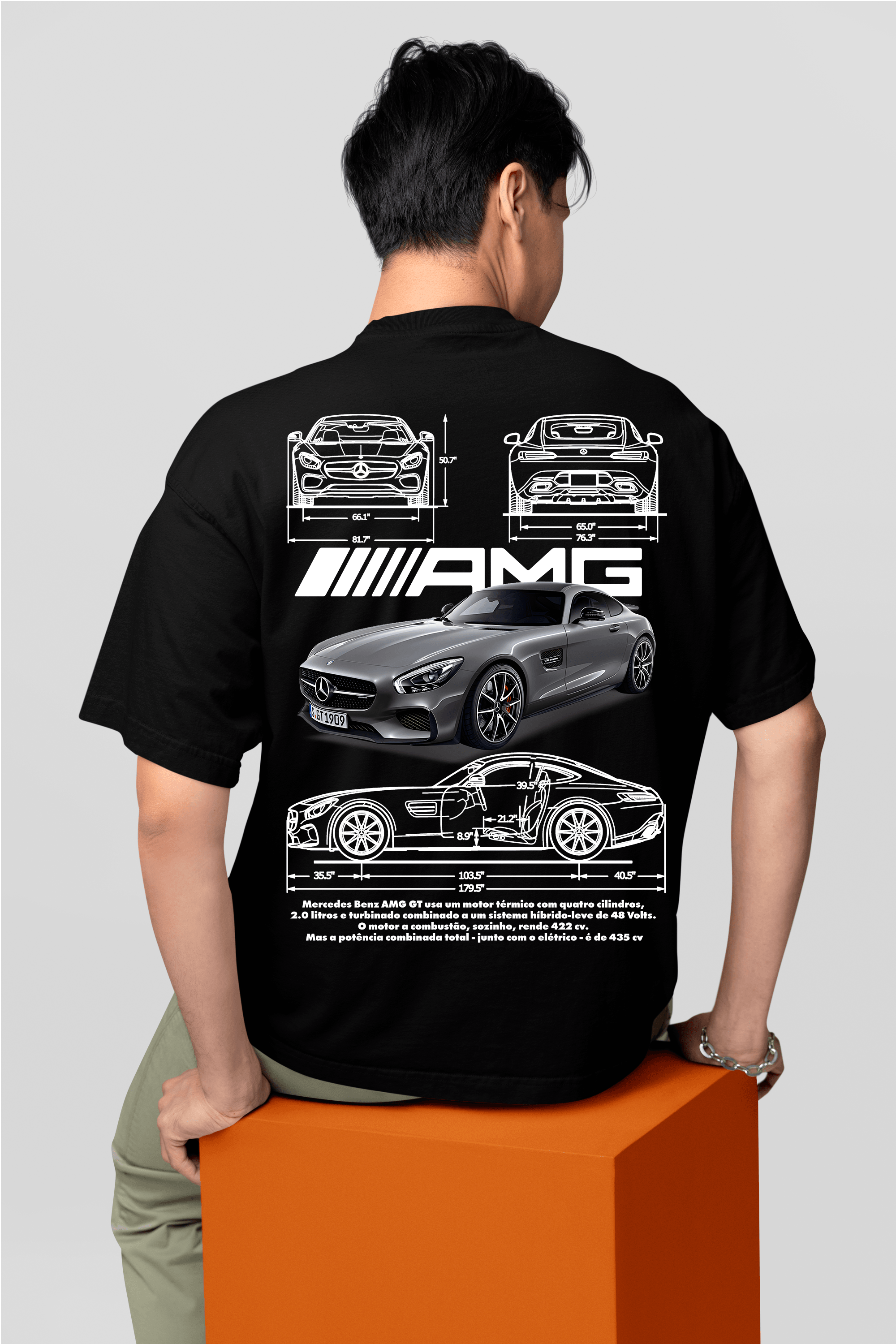 Camiseta Mercedes Benz AMG GT - GTS103