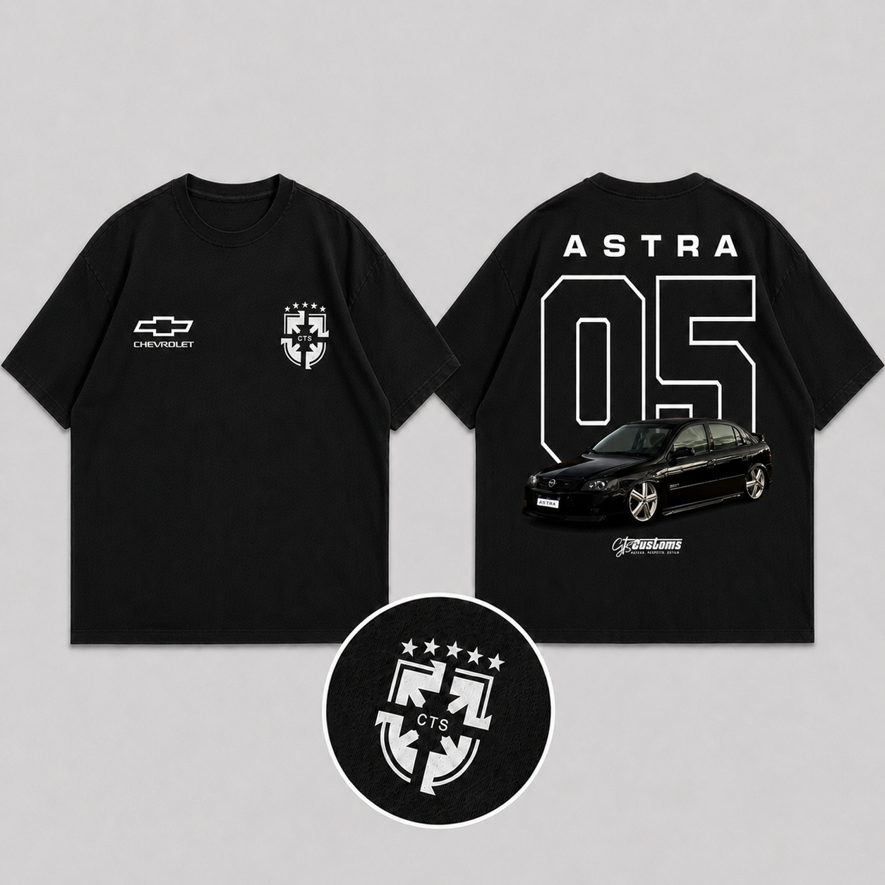 Camiseta Oversized Brasil - Chevrolet Astra