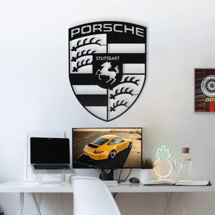 Quadro Decorativo Porsche Emblema