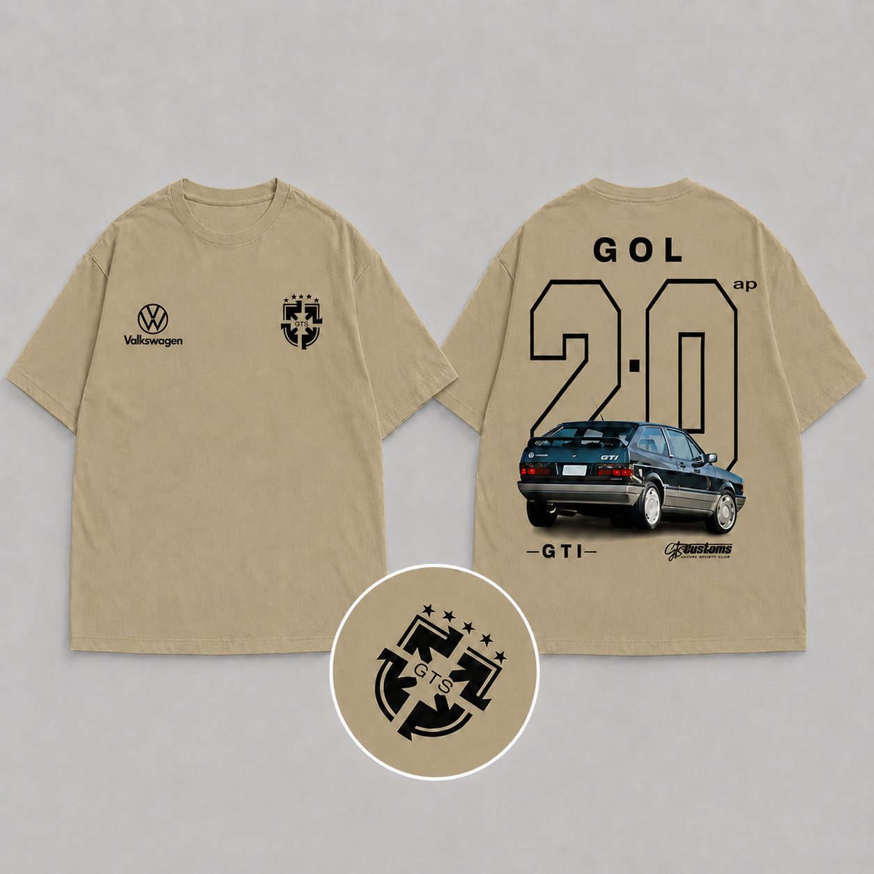 Camiseta Oversized Brasil - GOL GTI