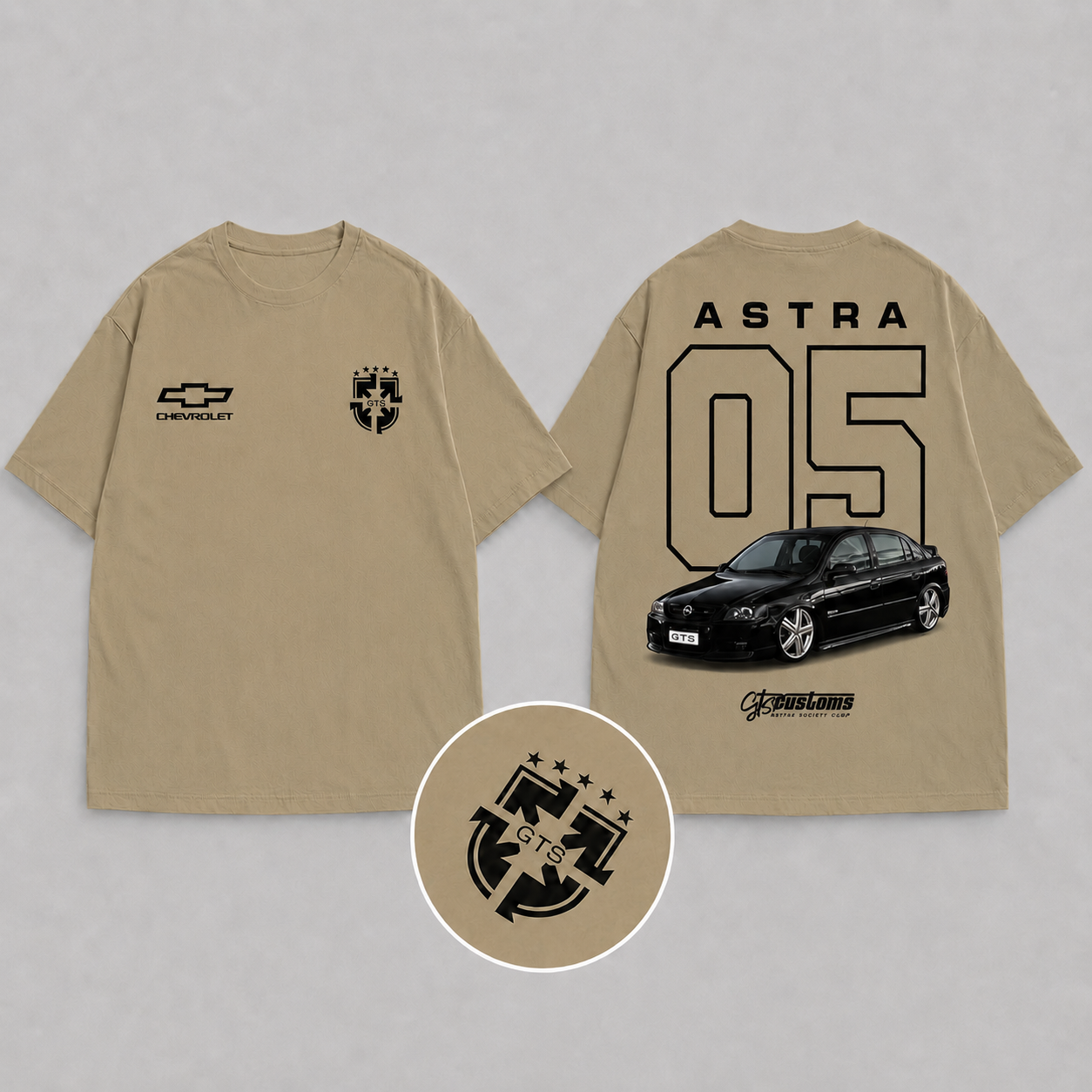 Camiseta Oversized Brasil - Chevrolet Astra