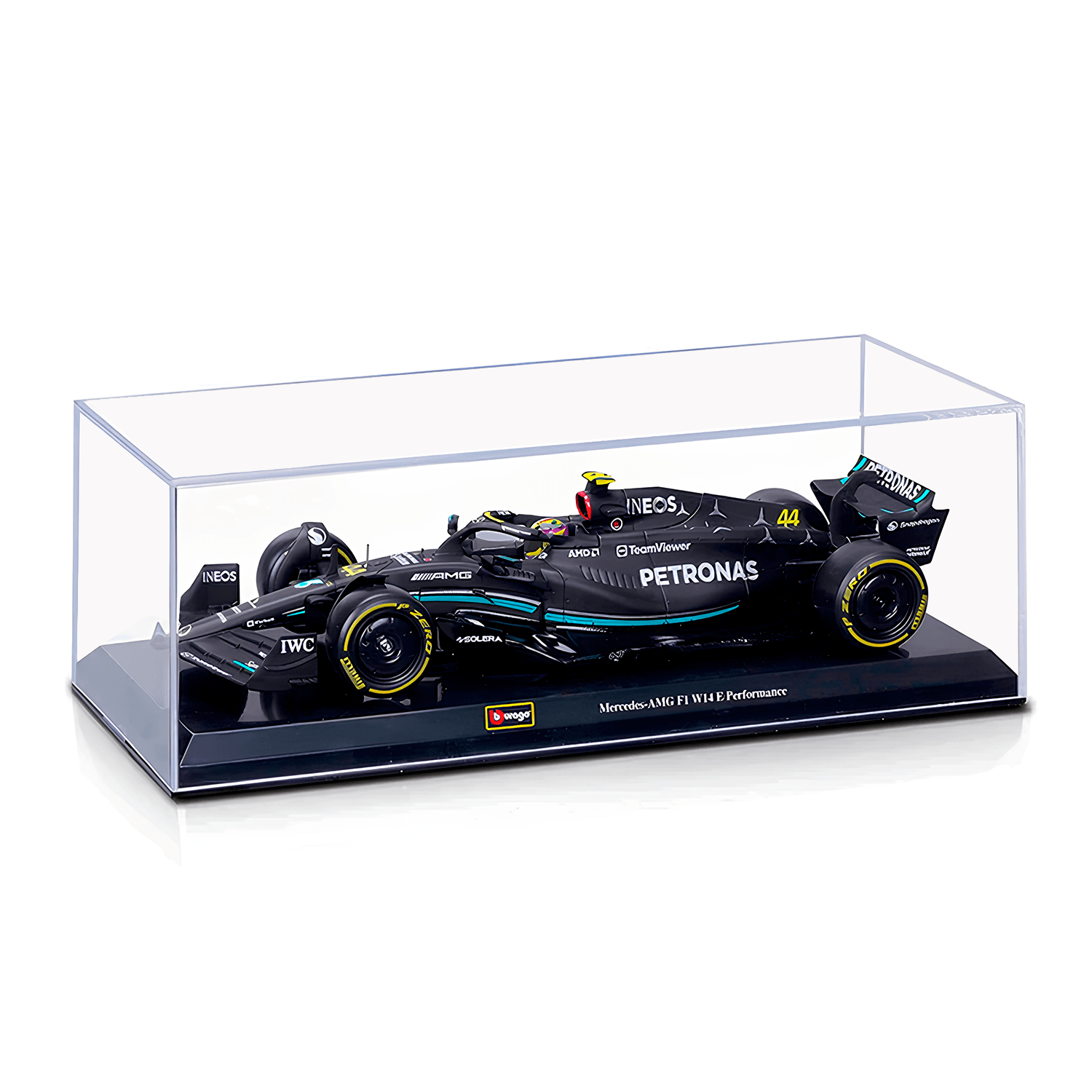 F1 Miniatura Mercedes-AMG W14 #63 George Russel 1:24