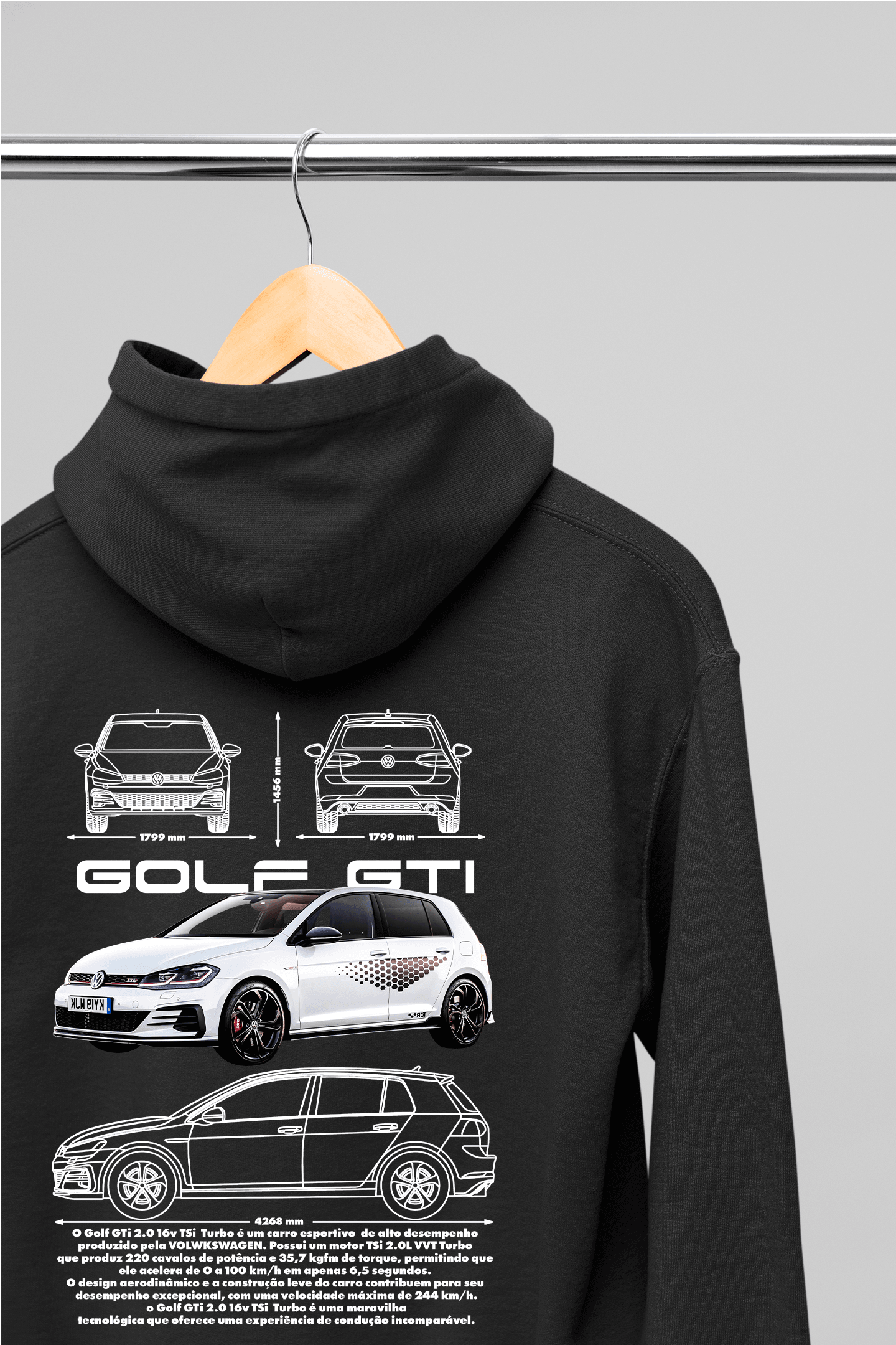 Moletom com Capuz Volkswagen Golf GTI - GTSC17