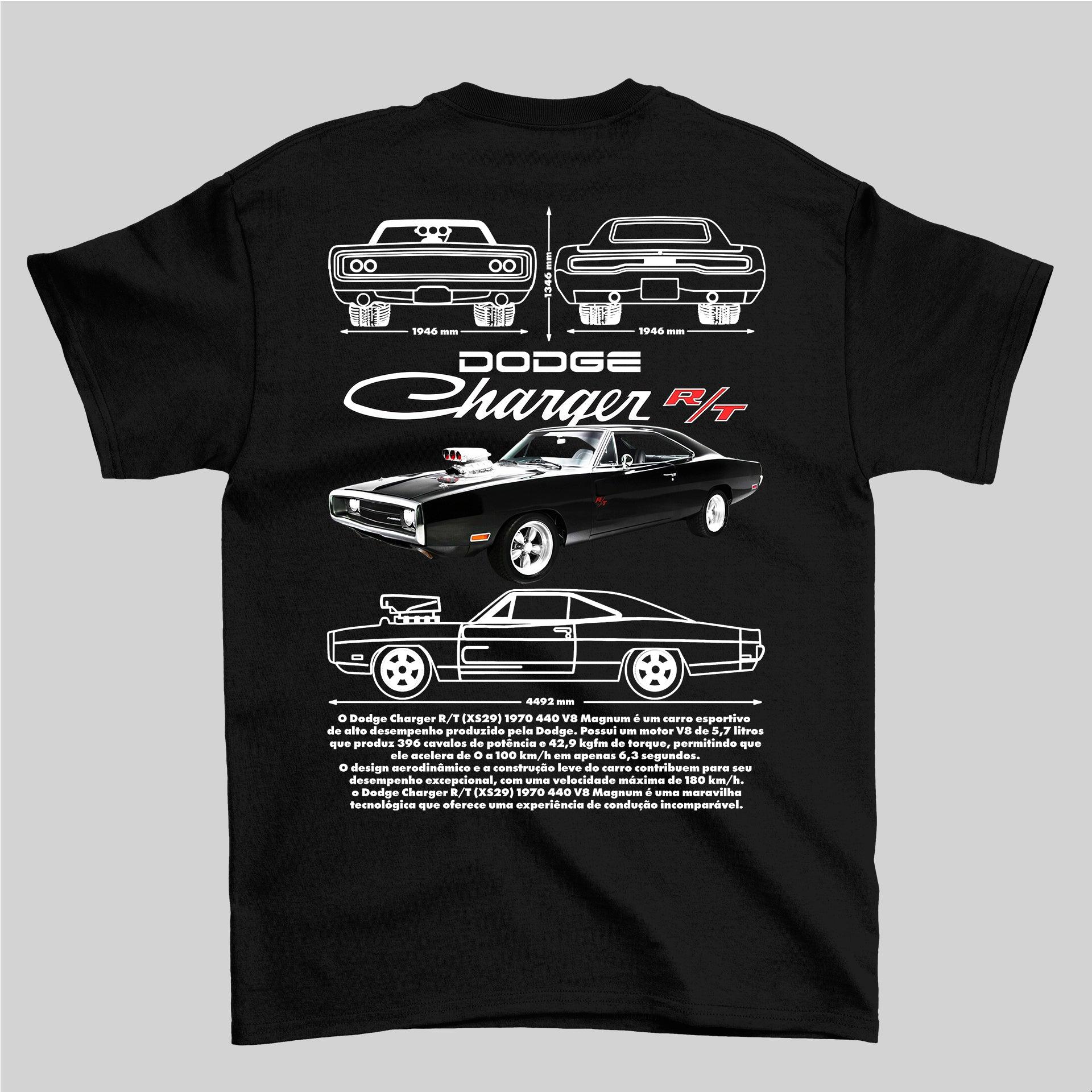 Camiseta Velozes e Furiosos Dodge Charger R/T 1970 Dom Toretto - GTS74