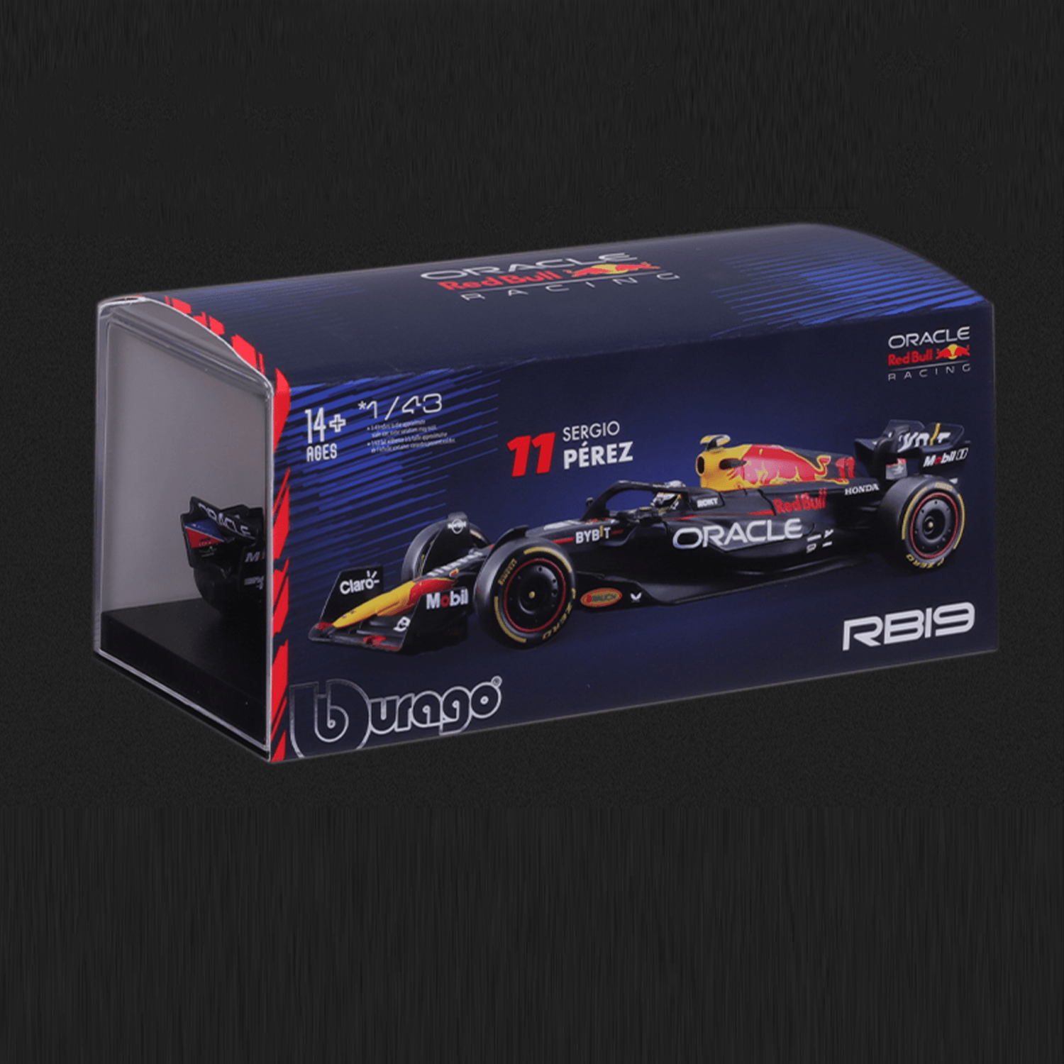 F1 Miniatura Red Bull Racing RB19 #1 Max Verstappen 1:43