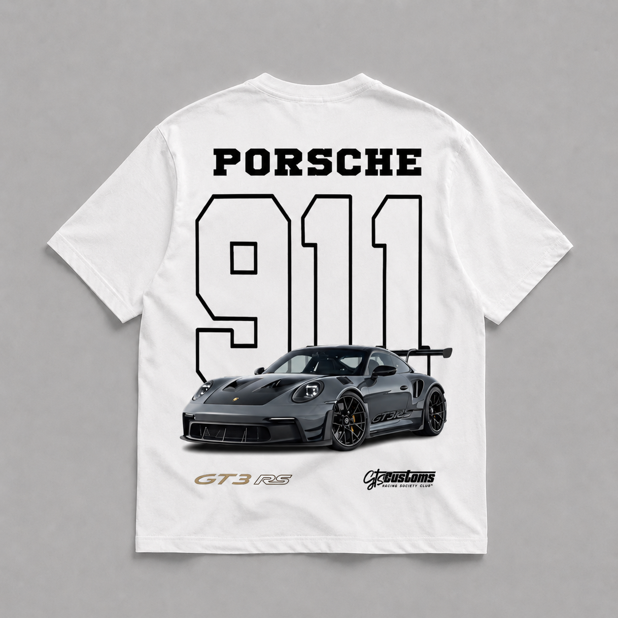 Camiseta Oversized Brasil - Porsche 911 GT3 RS