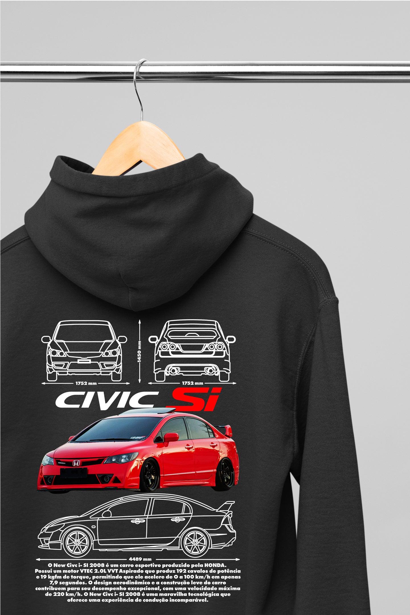 Moletom com Capuz Honda Civic - GTSC9