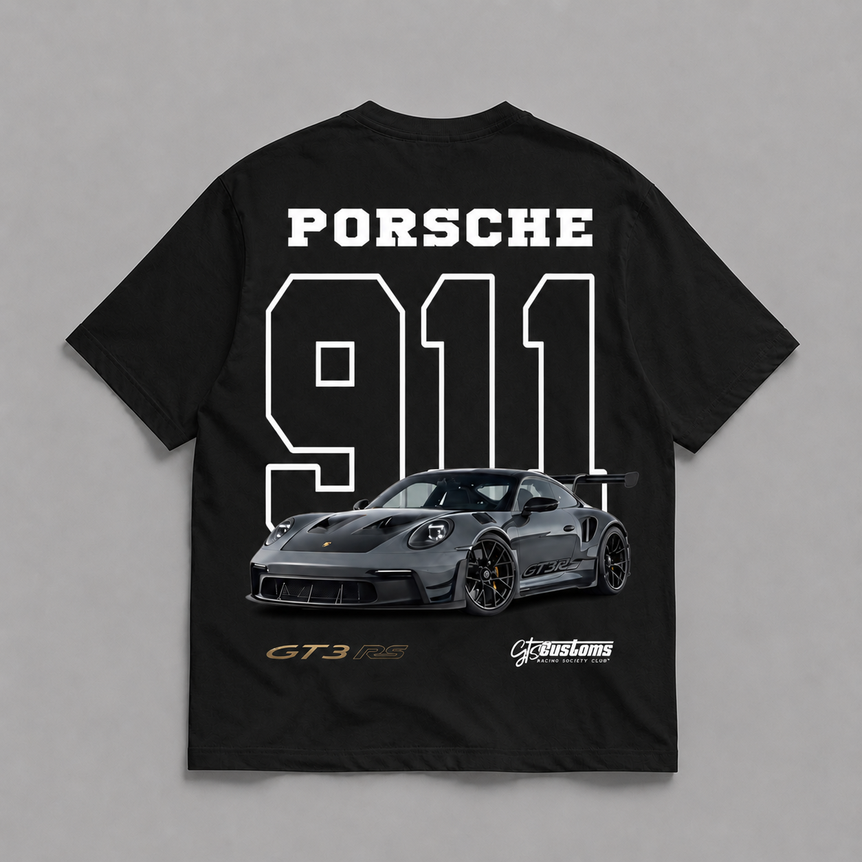 Camiseta Oversized Brasil - Porsche 911 GT3 RS