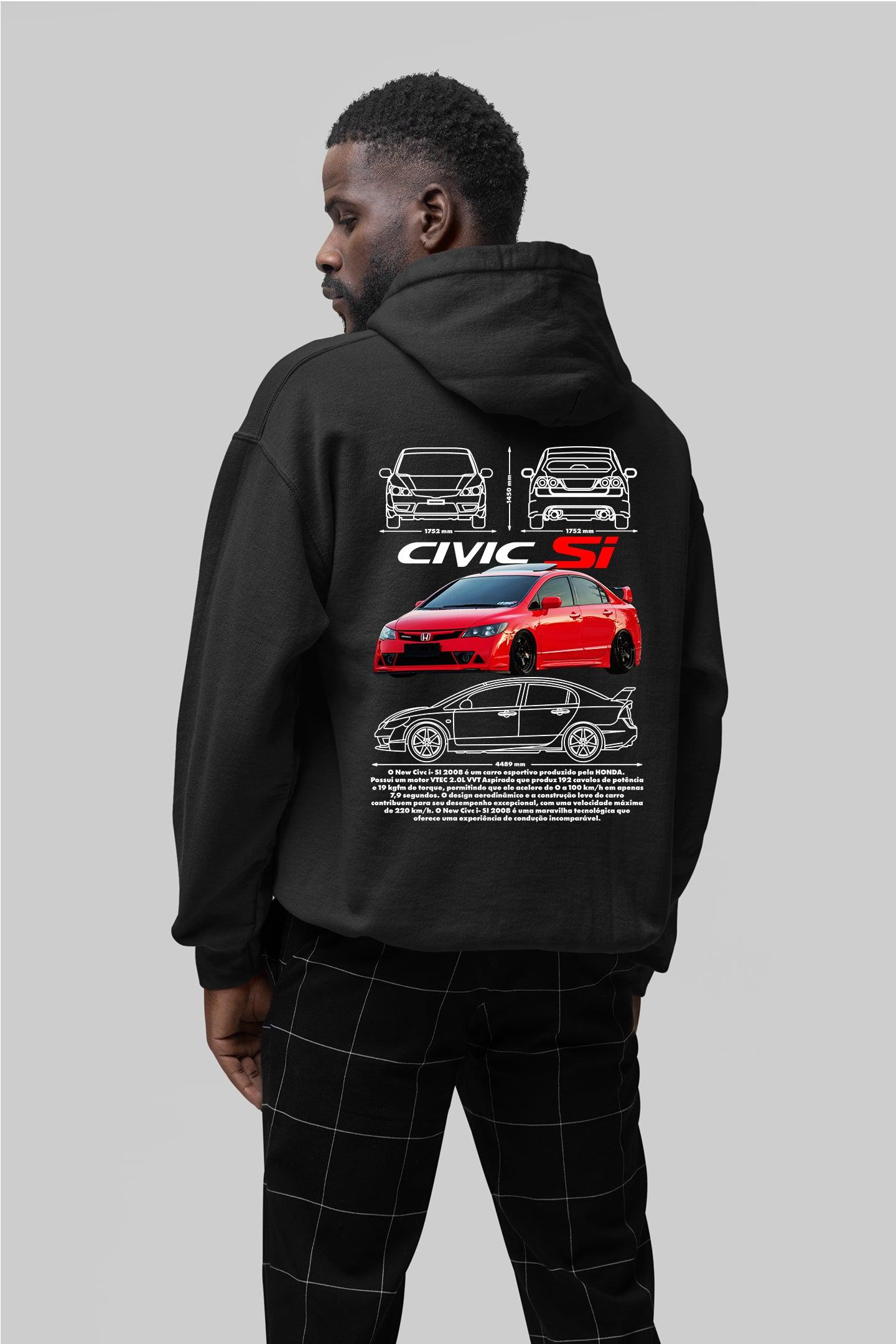 Moletom com Capuz Honda Civic - GTSC9