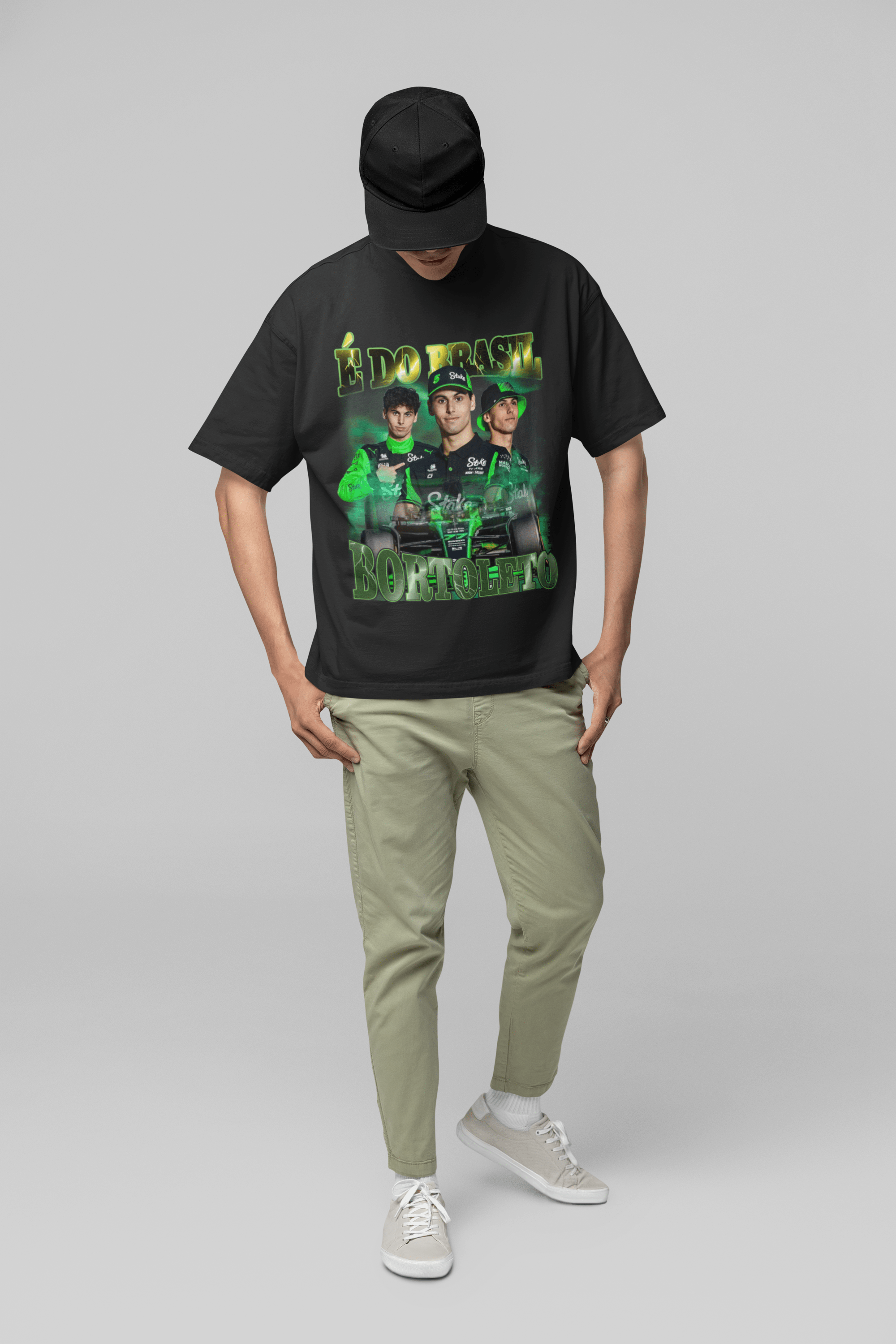 Camiseta Oversized Formula 1 - Gabriel Bortoleto - Loja GTS Customs