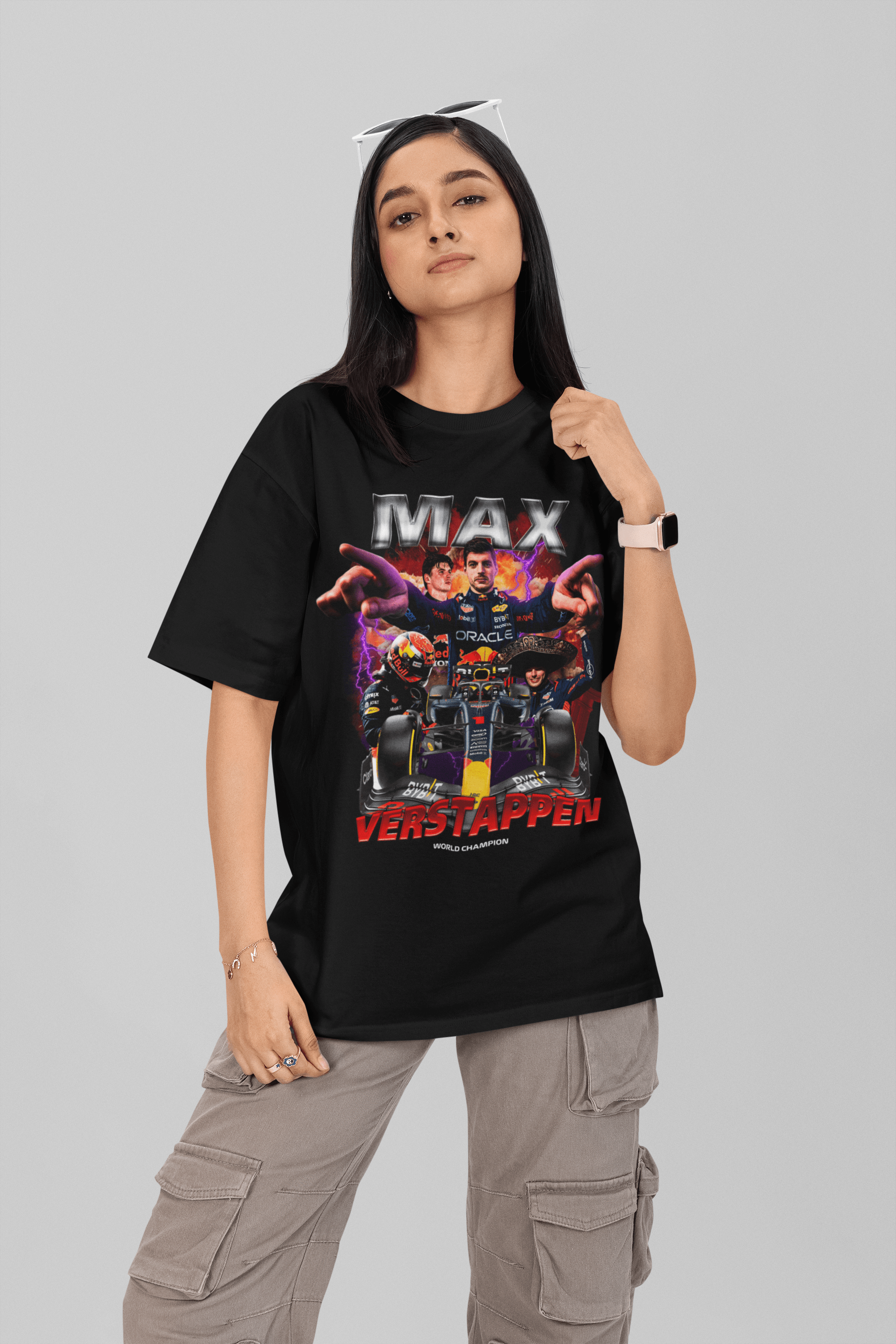 Camiseta Oversized Formula 1 - Max Verstappen - Loja GTS Customs