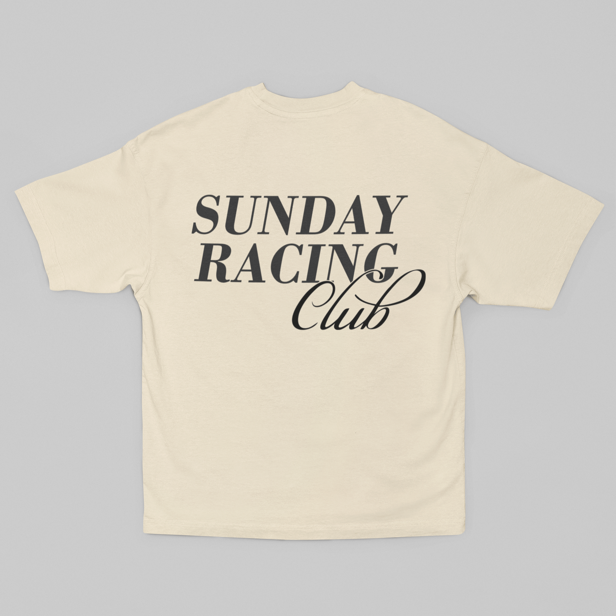 Camiseta Oversized Formula 1 - Sunday Racing Club - Loja GTS Customs