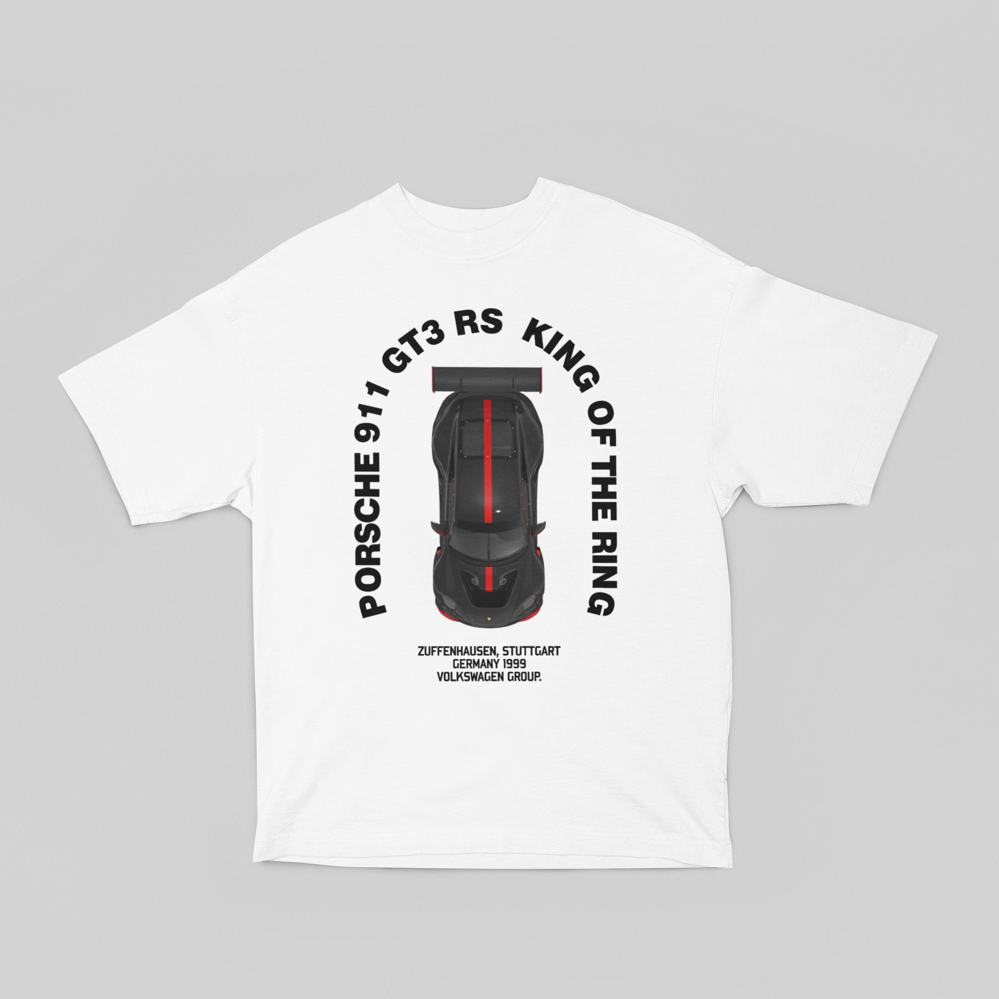 Camiseta Oversized Porsche King - GTSO44 - Loja GTS Customs