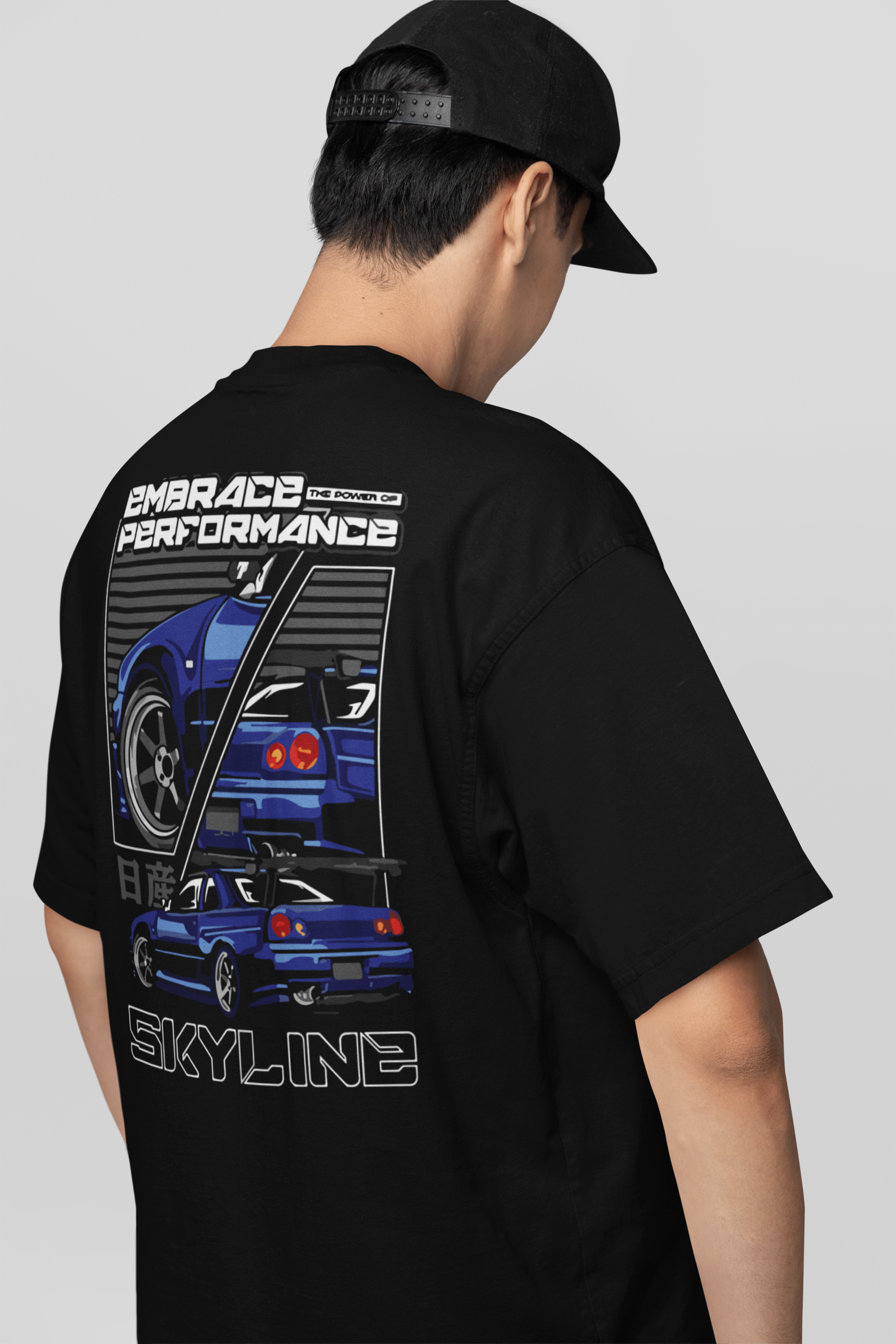 Camiseta Oversized Skyline Performance- GTSO35 - Loja GTS Customs