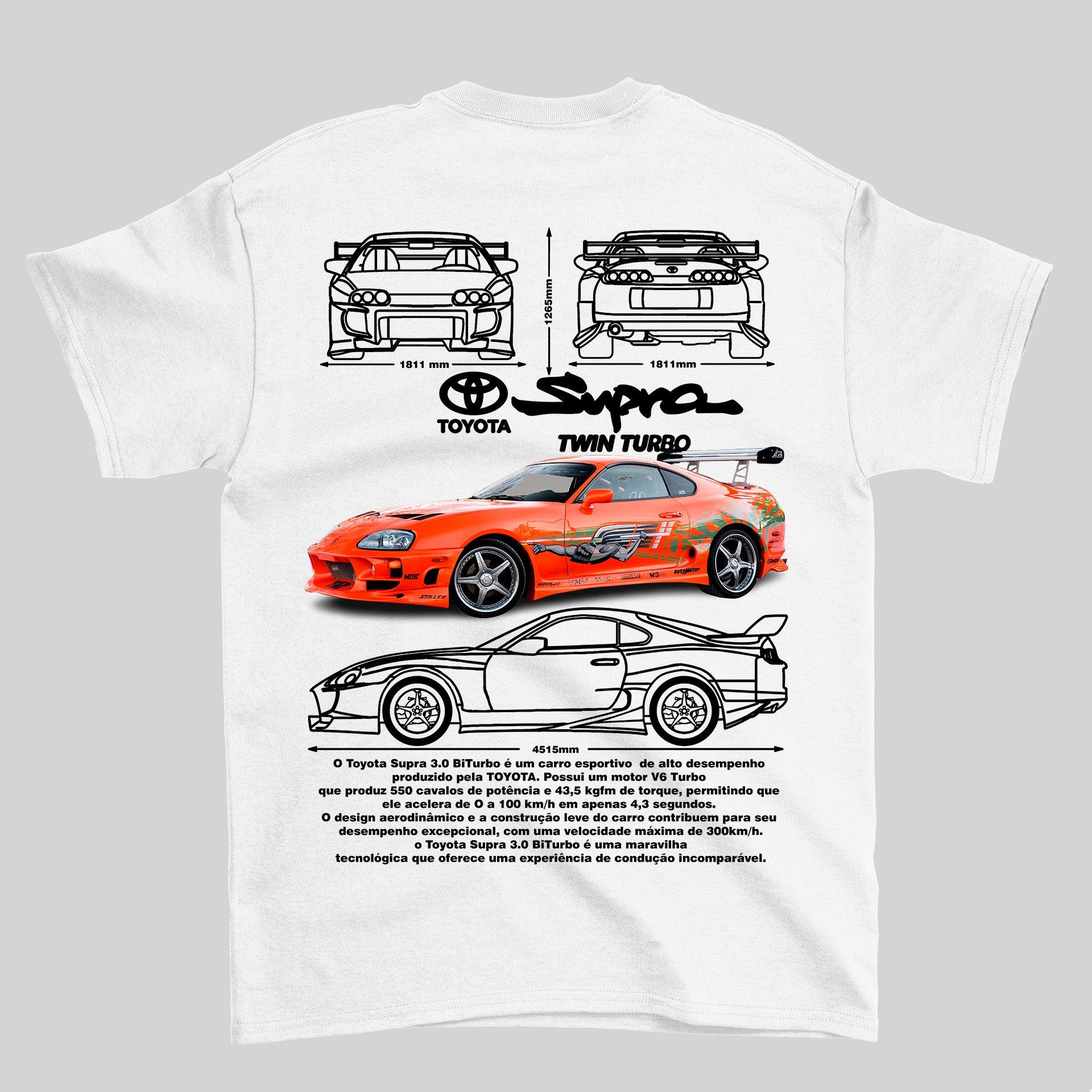 Camiseta Toyota Supra 3.0 24v Bi-turbo - GTS108 - Loja GTS Customs