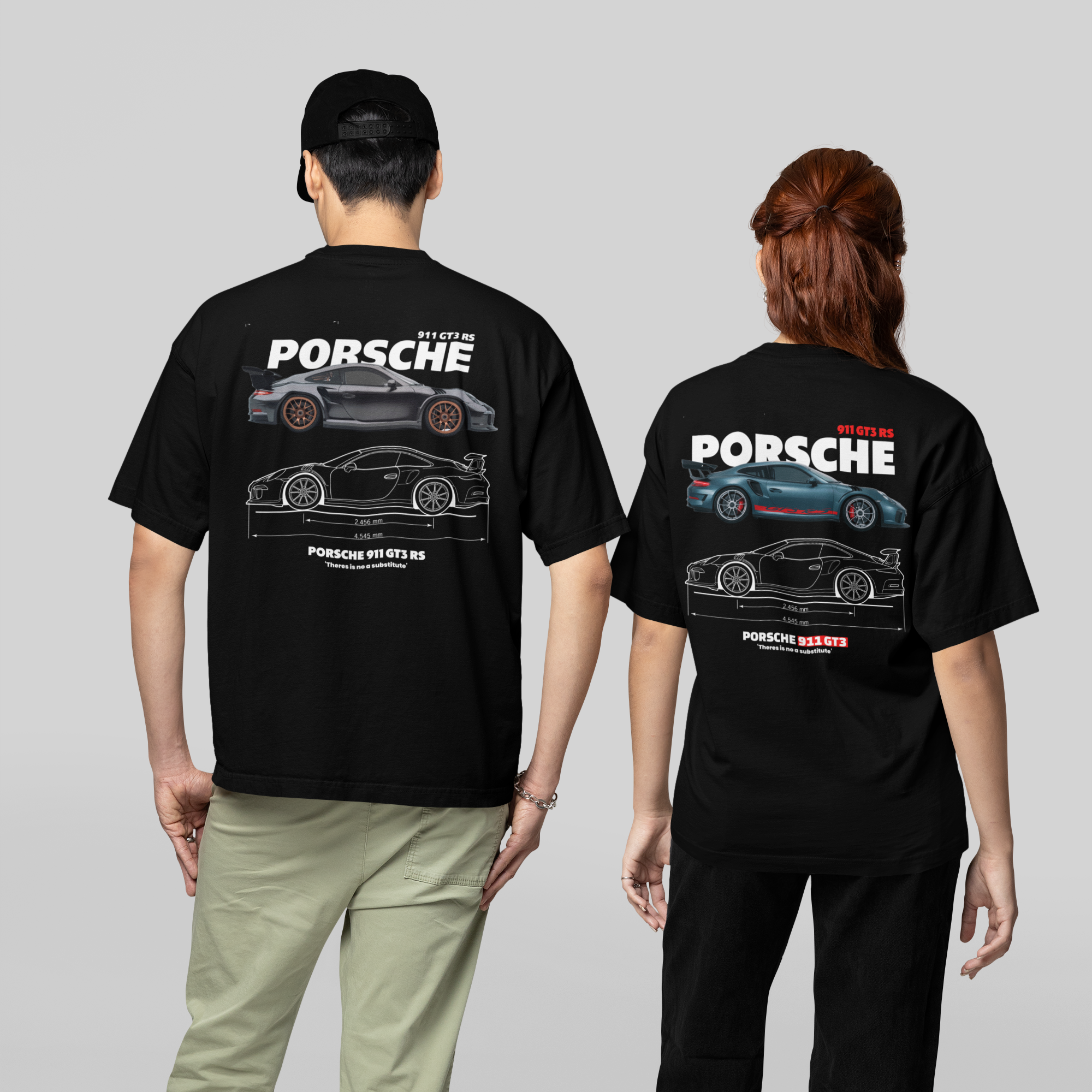 Kit Casal Camisetas Porsche 911 GT3 RS - GTSK13 - Loja GTS Customs