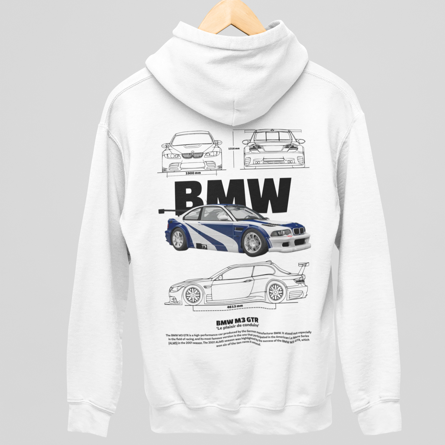Moletom Com Capuz BMW M3 GTR - GTSC33 - Loja GTS Customs