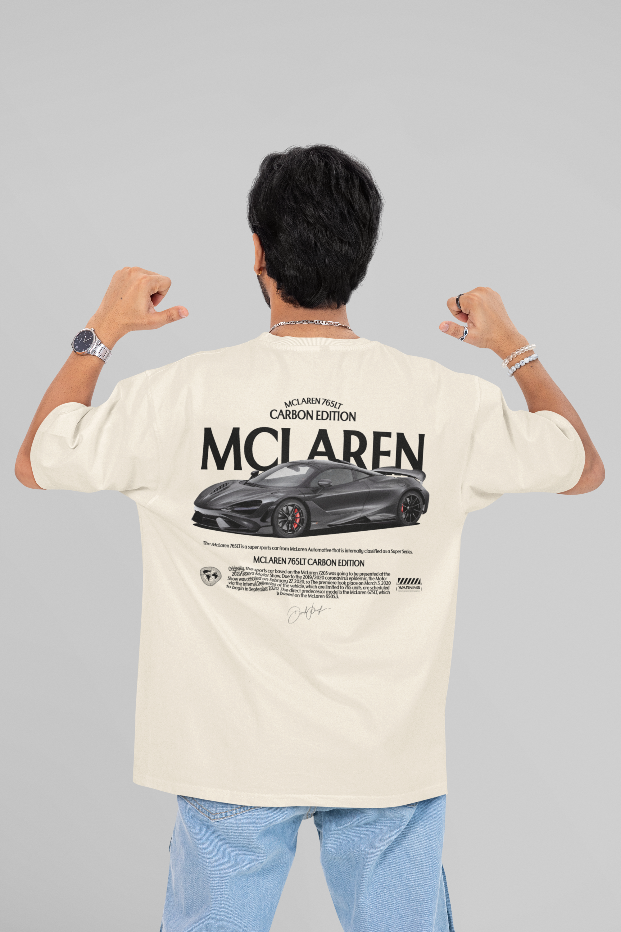 Camiseta Oversized McLaren 765LT - GTSO29