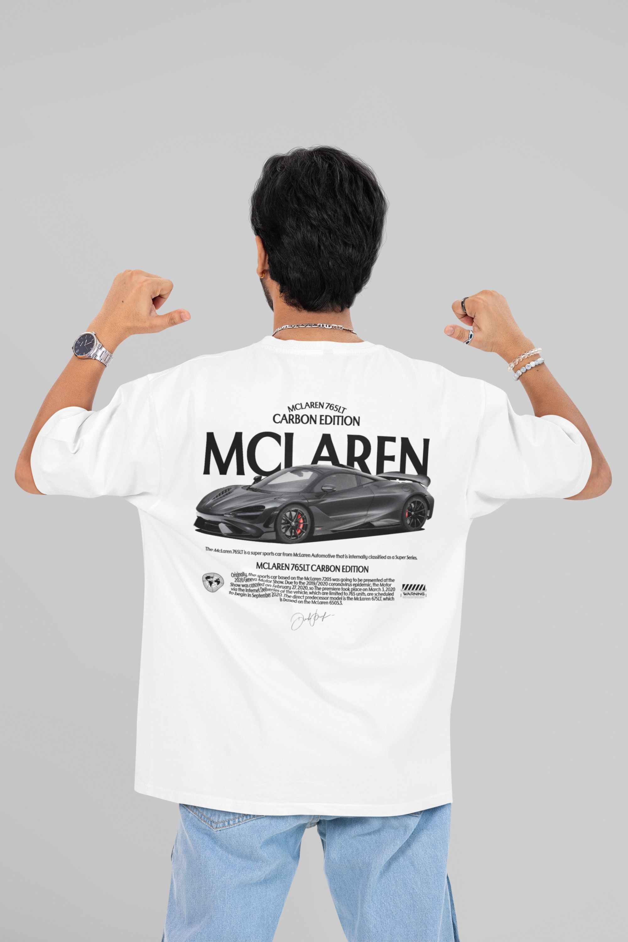 Camiseta Oversized McLaren 765LT - GTSO29