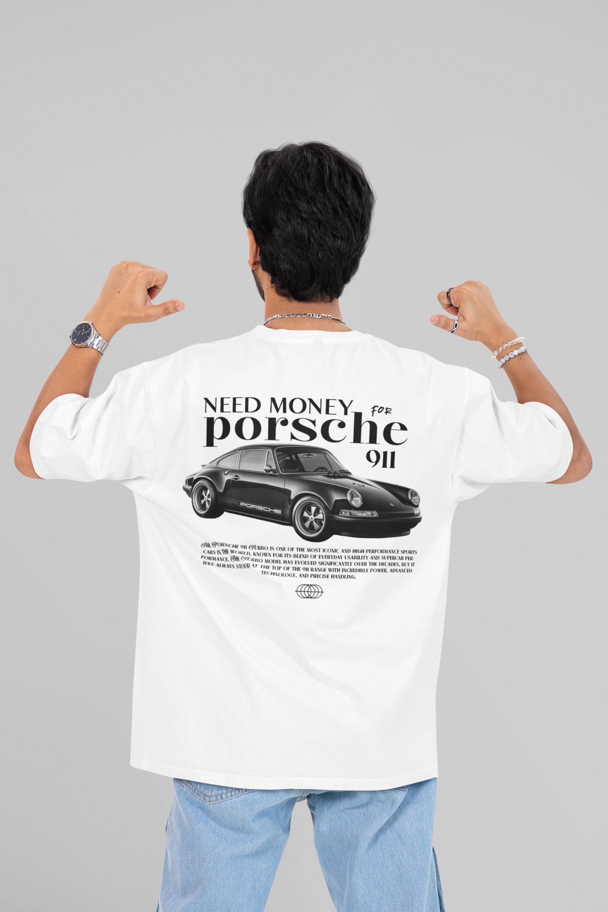 Camiseta Need Money for Porsche Classic - GTSO30