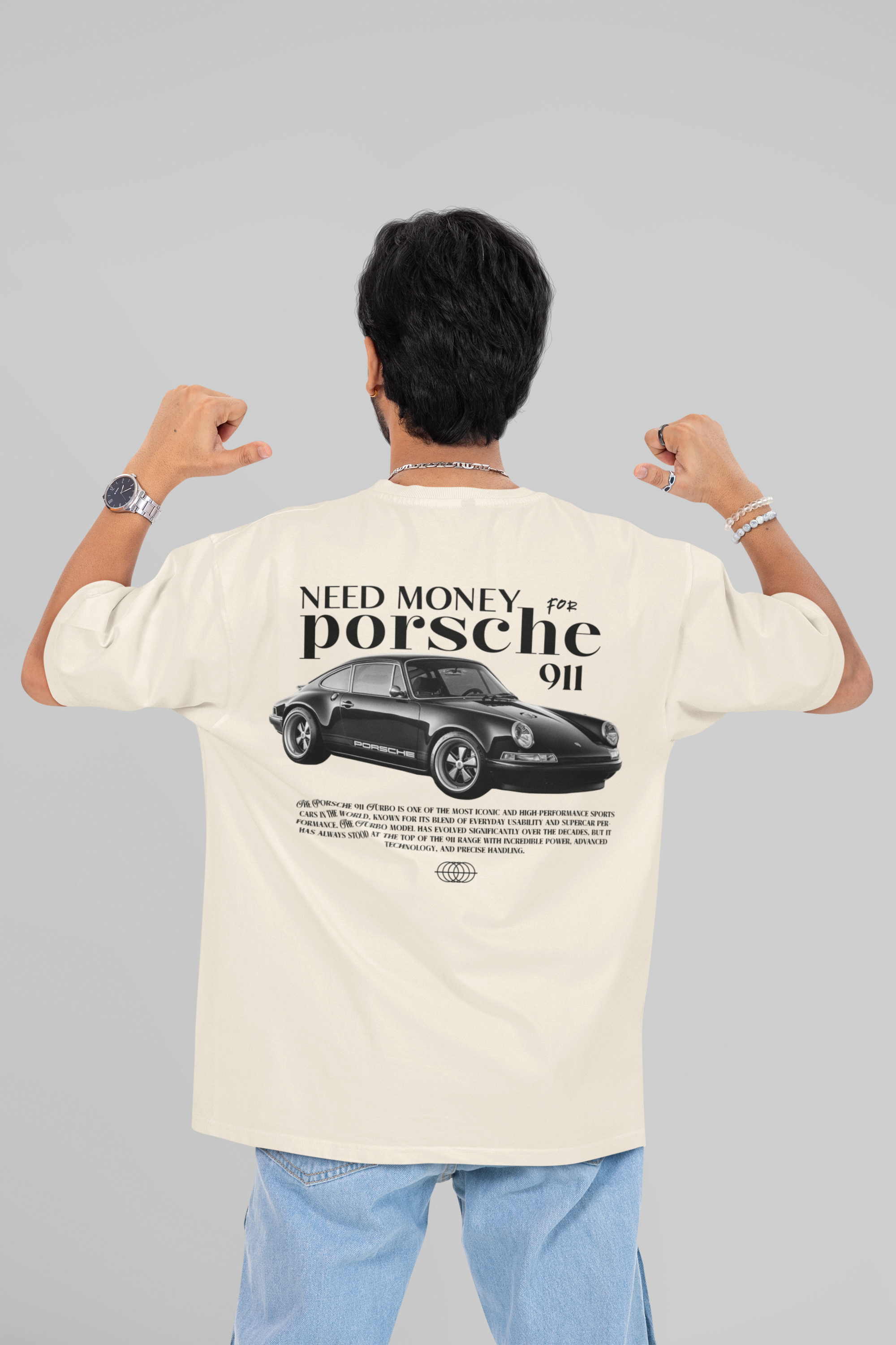 Camiseta Need Money for Porsche Classic - GTSO30