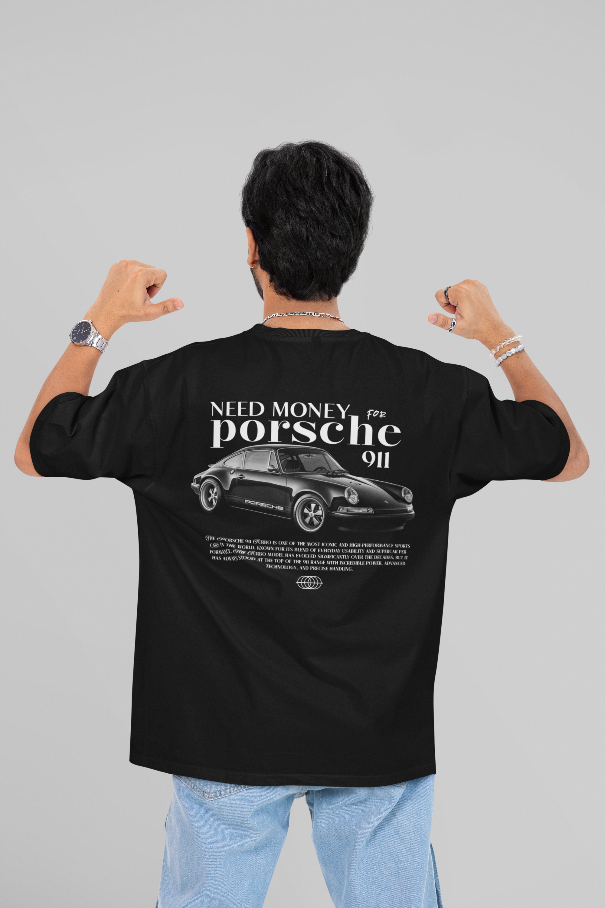 Camiseta Need Money for Porsche Classic - GTSO30