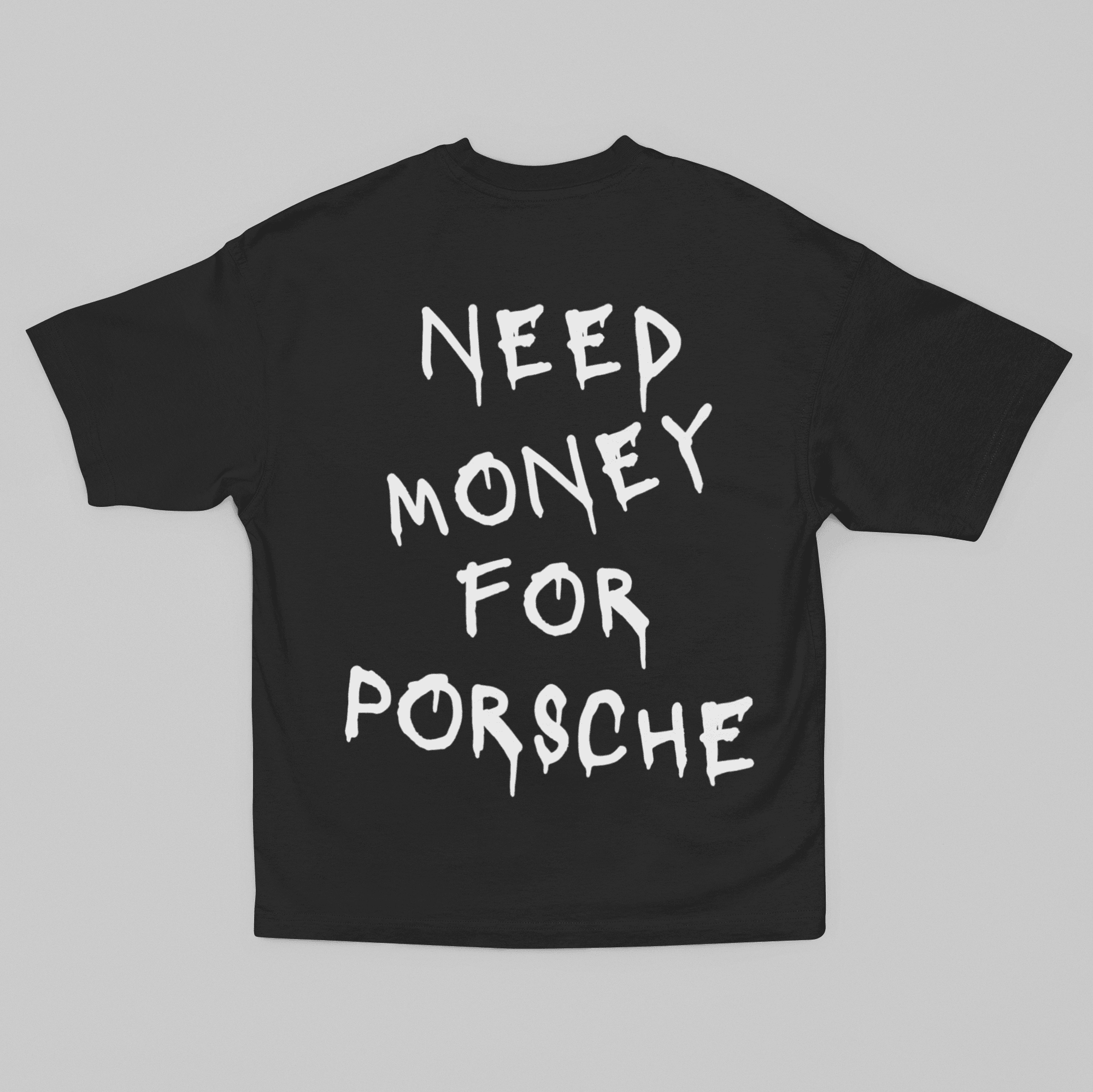 Camiseta Oversized Need Money For Porsche CLASSIC - GTS018