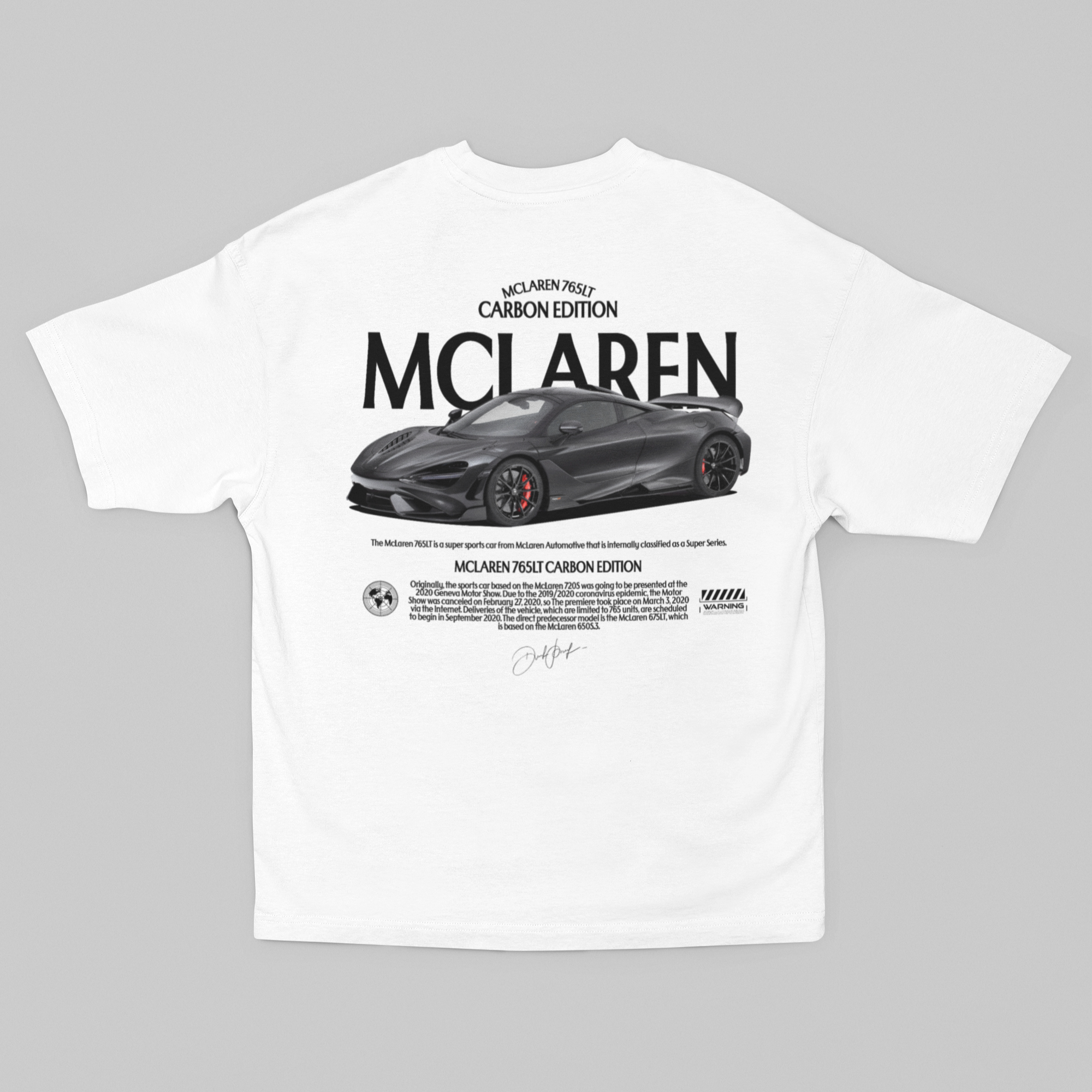 Camiseta Oversized McLaren 765LT - GTSO29