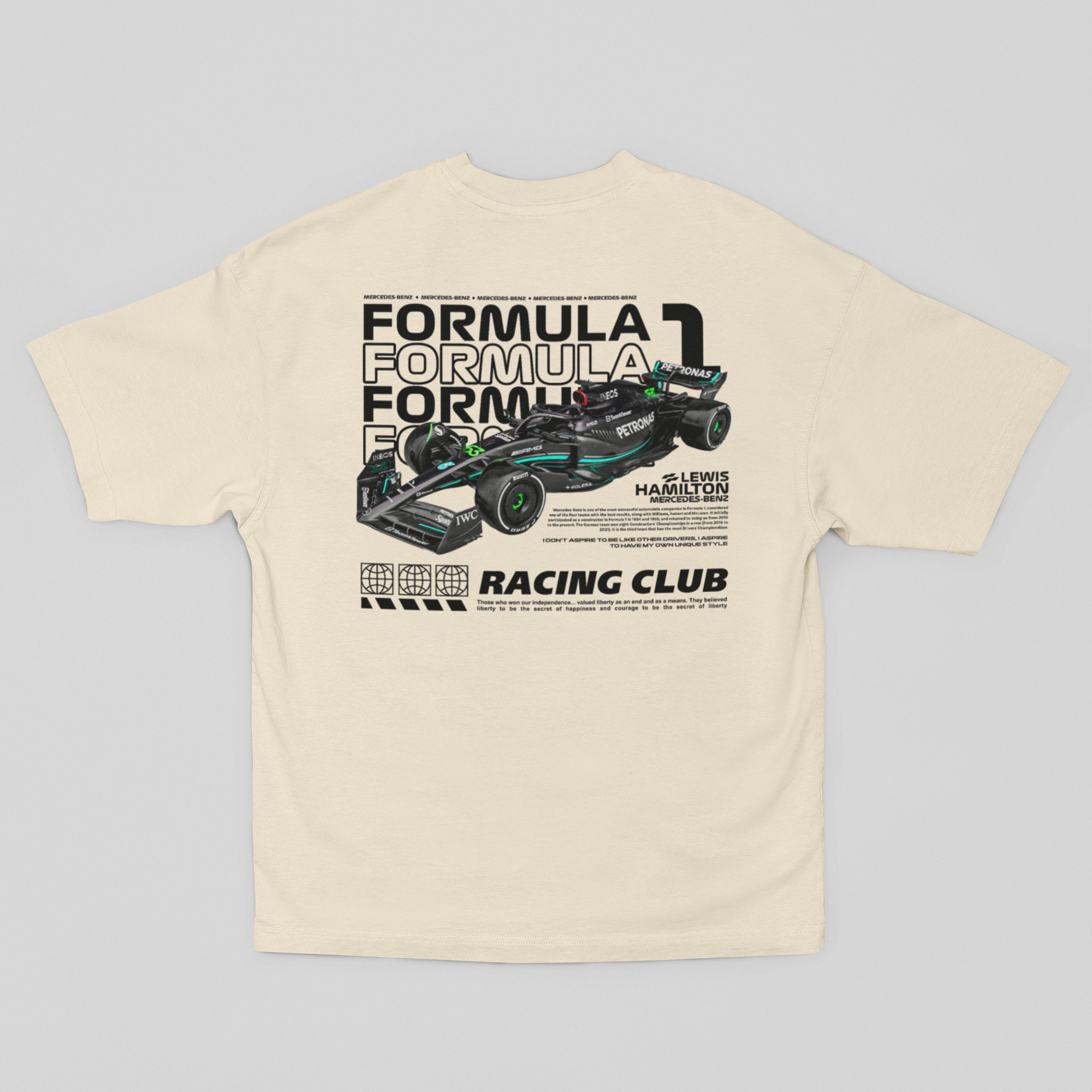 Camiseta Oversized Hamilton - GTSO63