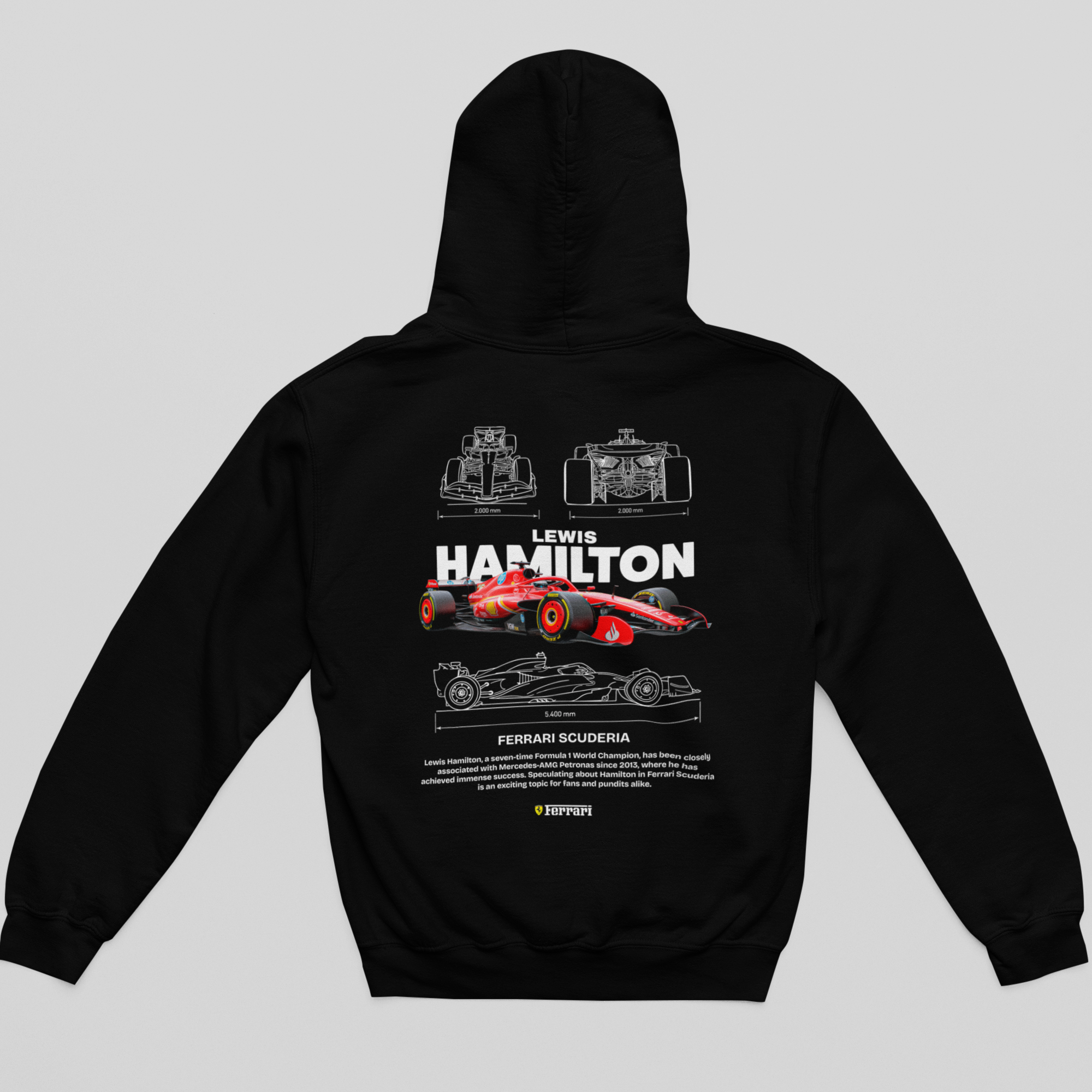 Moletom com Capuz Formula 1 Lewis Hamilton - GTSC13